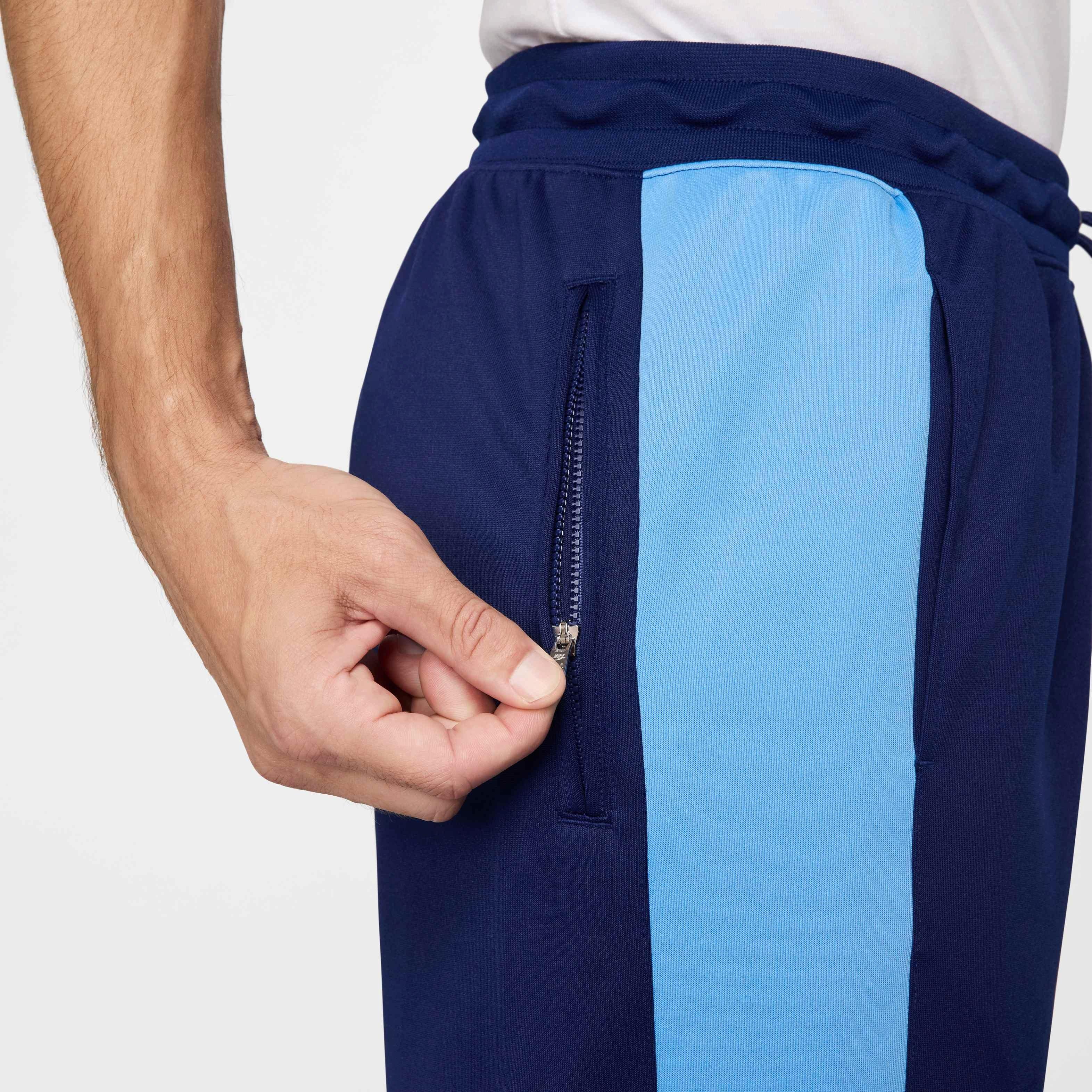 Nike Air Men's Poly-Knit Track Pants - BLUE Thumbnail View 5