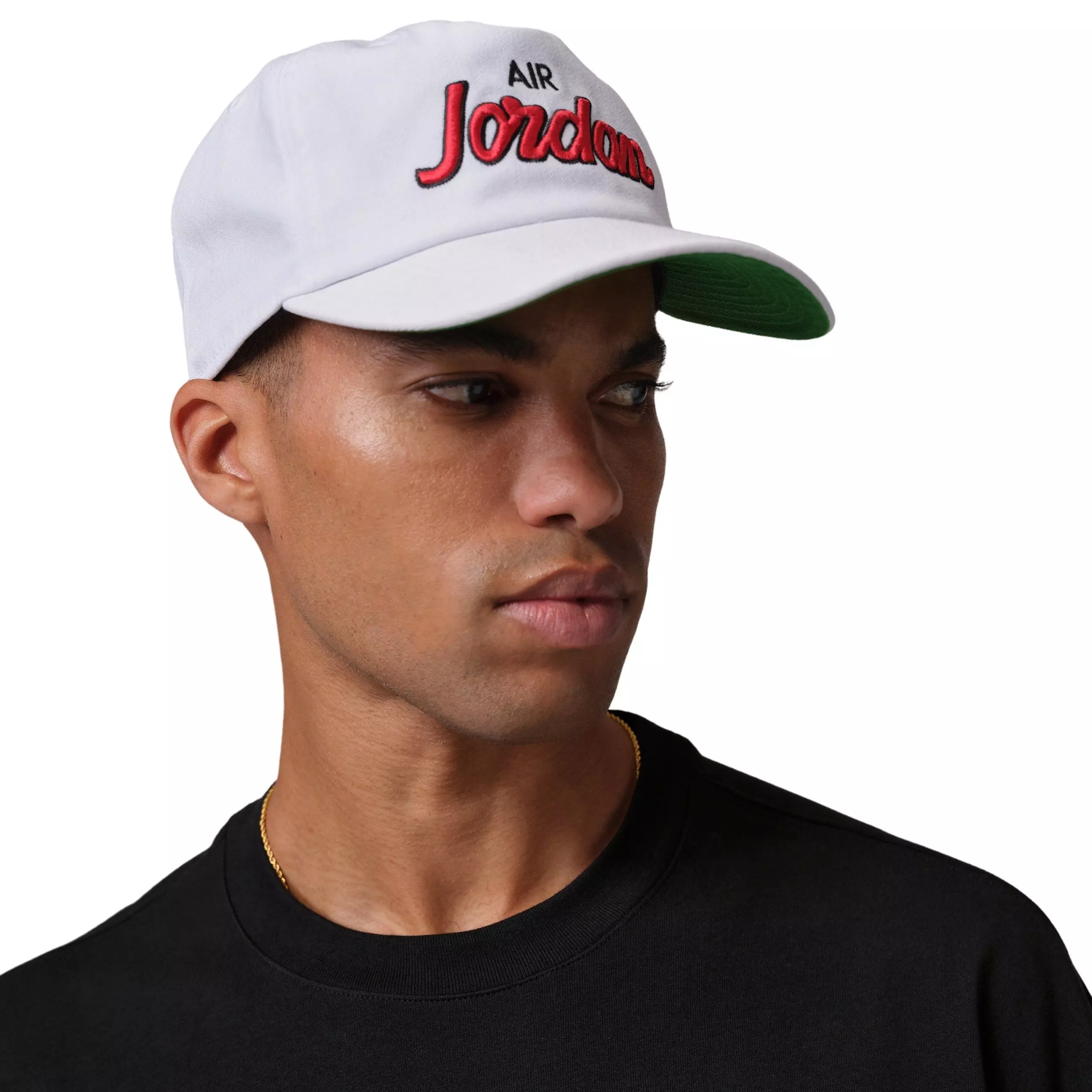 Jordan Men's Oversized Short-Sleeve large Graphic Crew Shirt -Black - BLACK