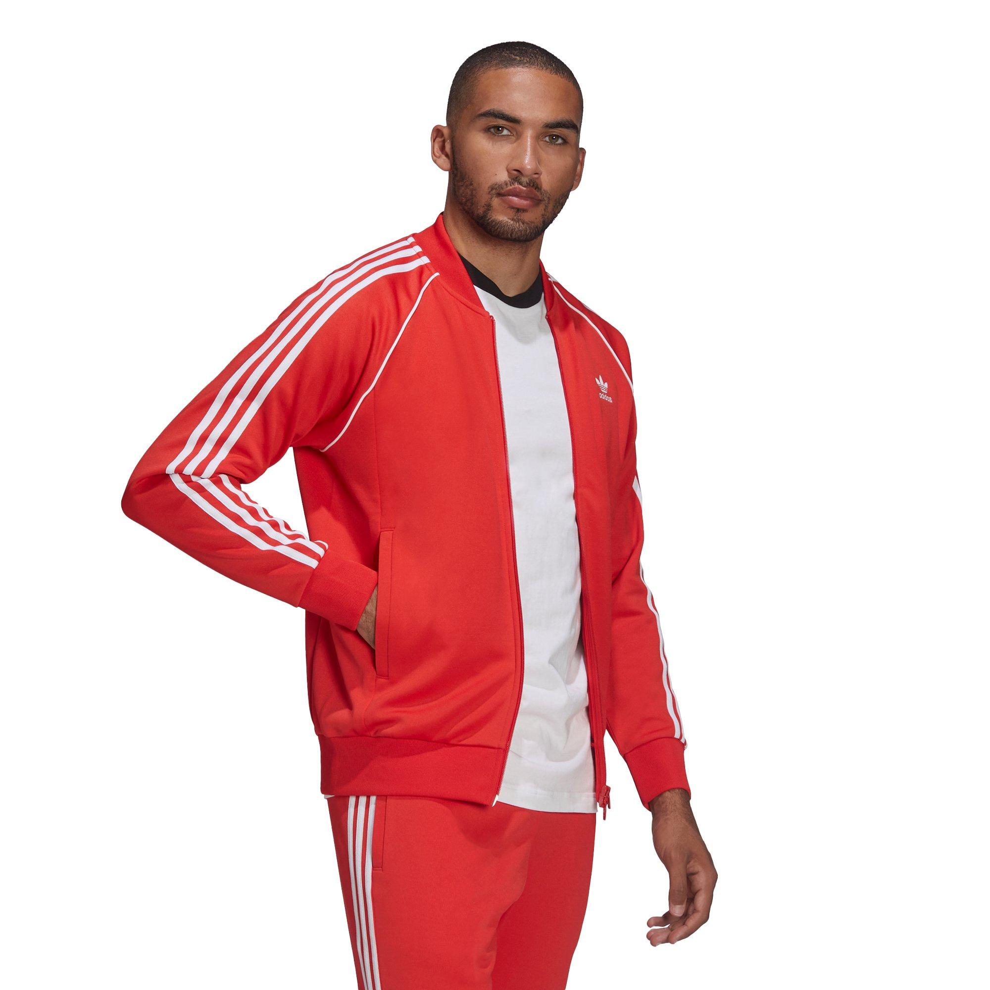 adidas Originals Men's Adicolor Classics Primeblue SST Track Jacket - Red -  Hibbett