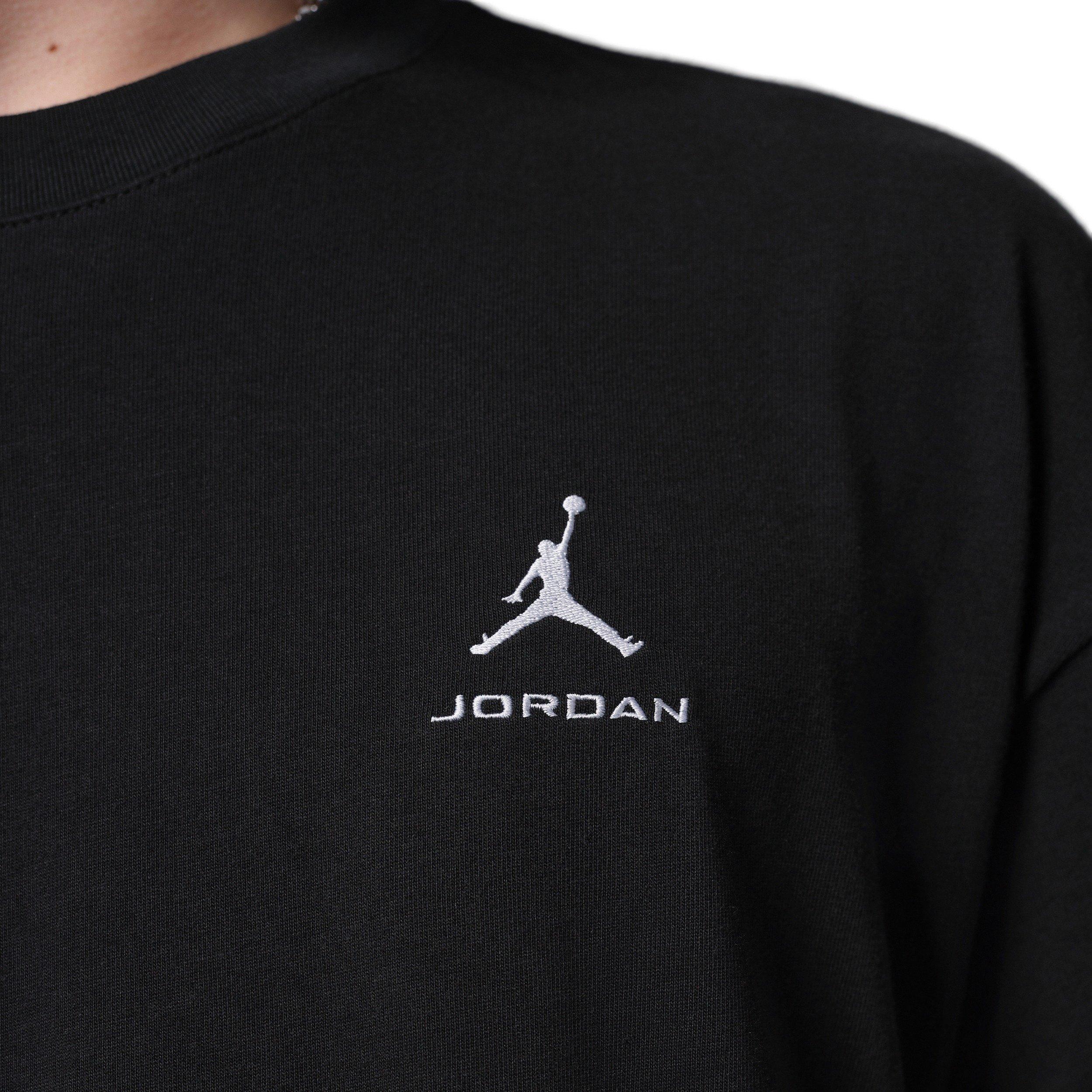 Jordan Men's Oversized Short-Sleeve Black Cat Crew T-Shirt - Black - BLACK Thumbnail View 4