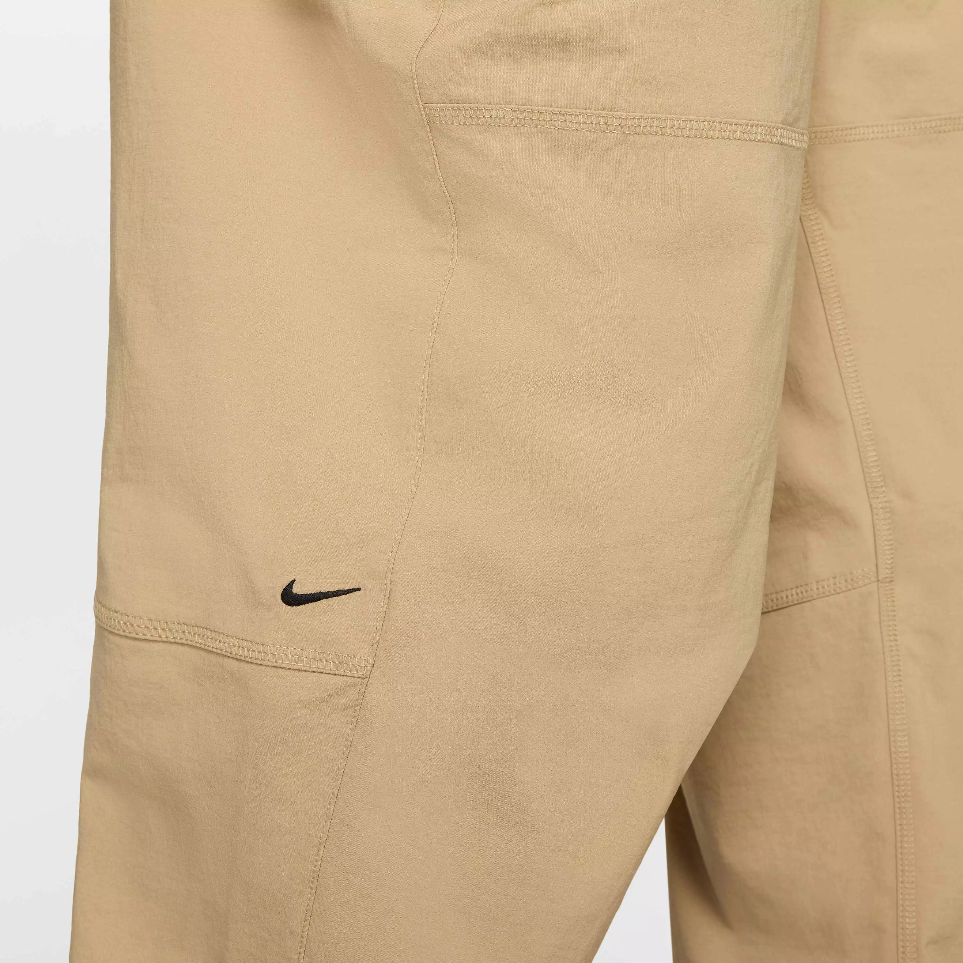 Nike Men's Tech Woven Oversized Pants - Sand - BEIGE