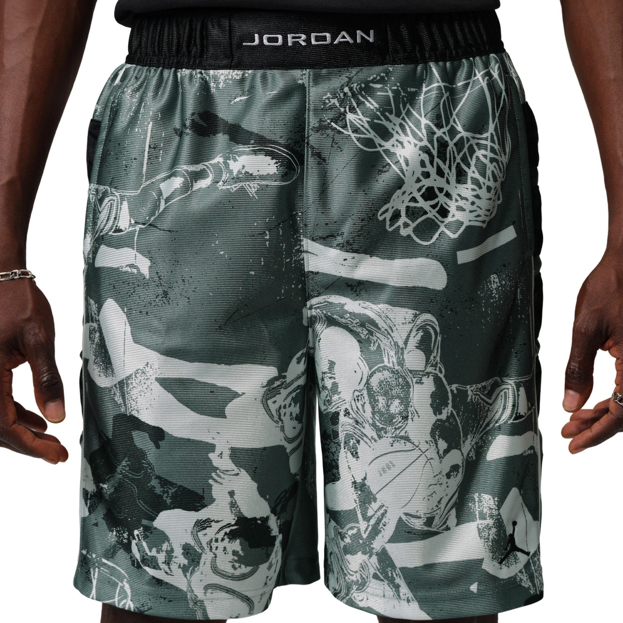 Jordan Men's Brooklyn Cat Scratch Shorts - Black/Grey - BLACK/GREY Thumbnail View 1