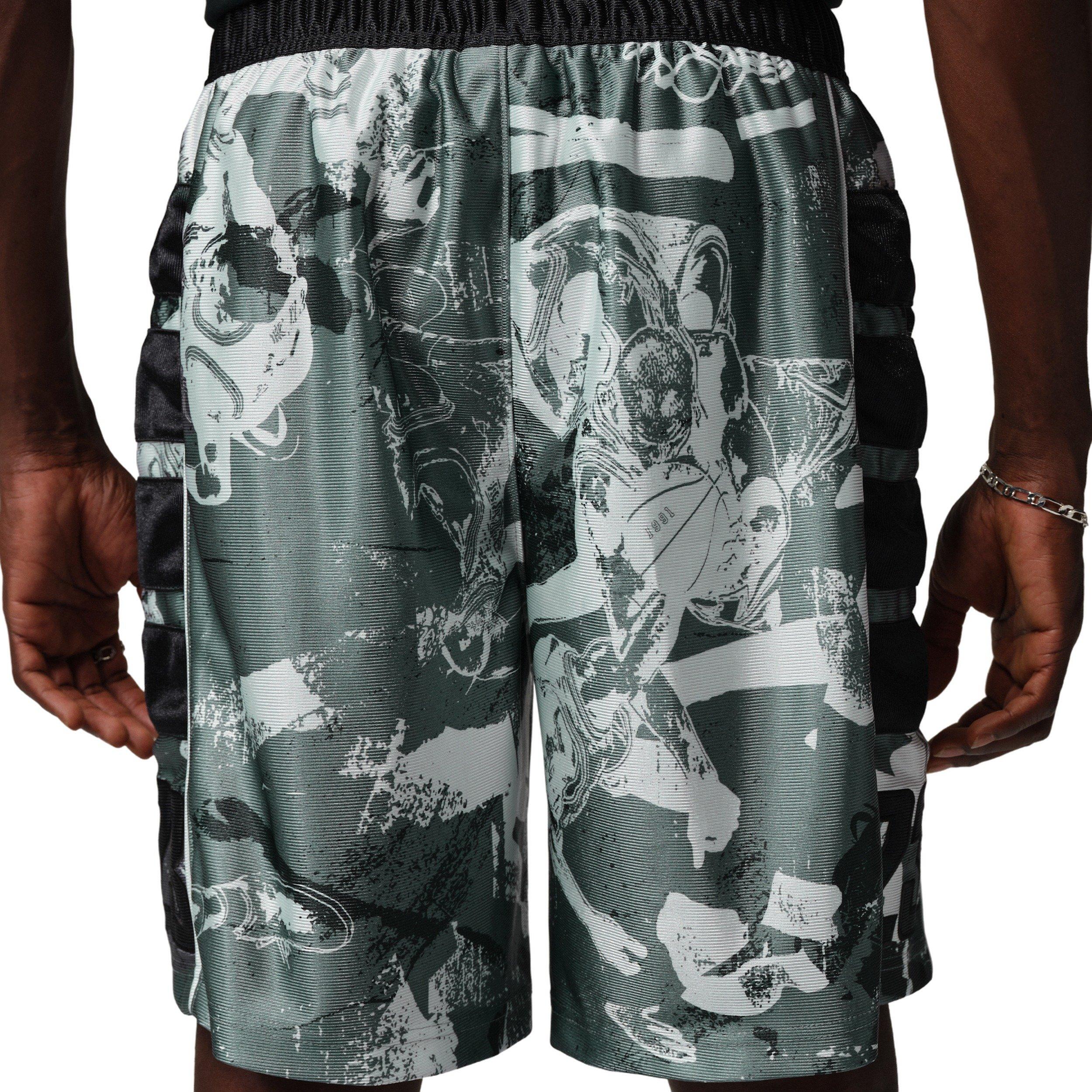 Jordan Men's Brooklyn Cat Scratch Shorts - Black/Grey - BLACK/GREY Thumbnail View 2