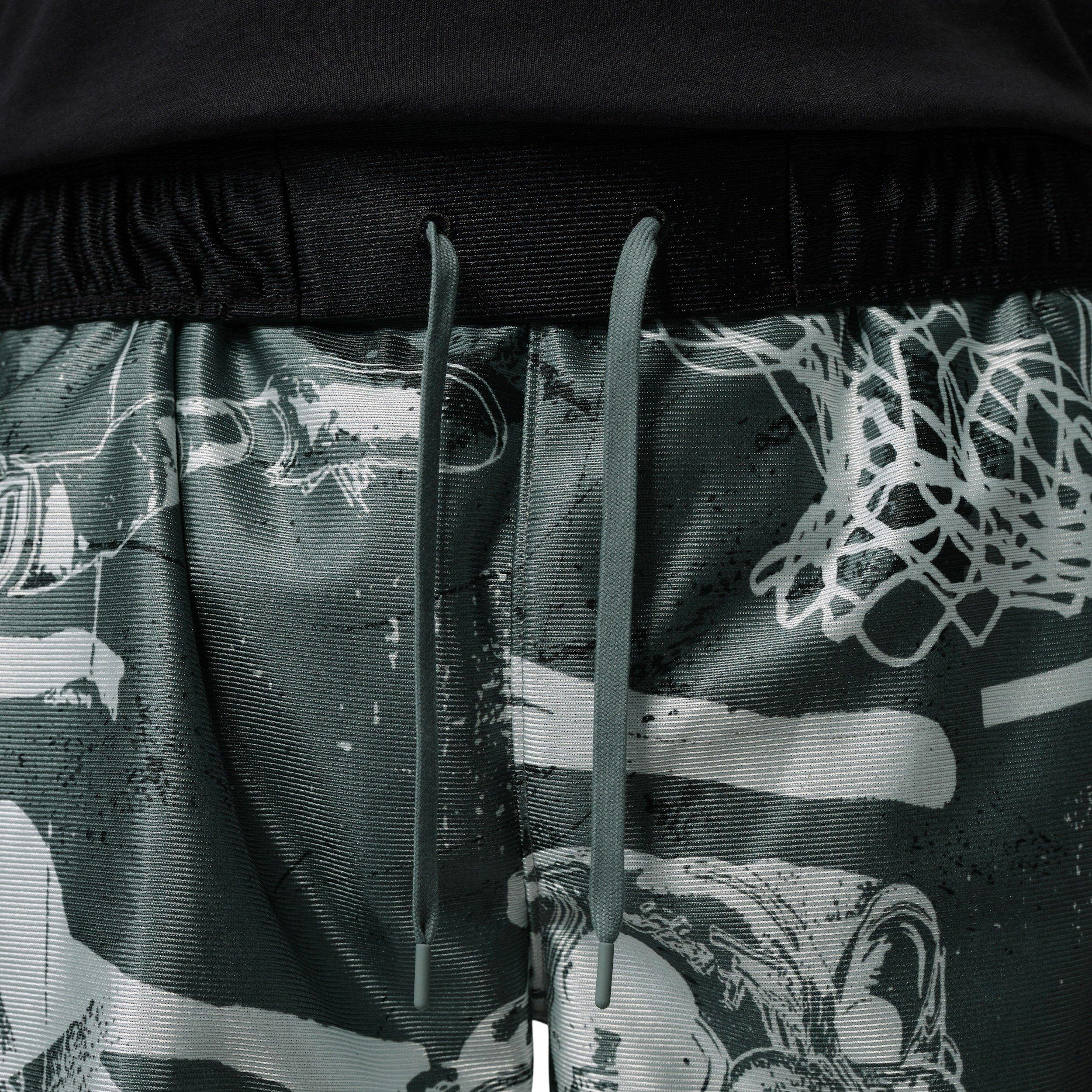 Jordan Men's Brooklyn Cat Scratch Shorts -Black/Grey - BLACK/GREY Thumbnail View 3