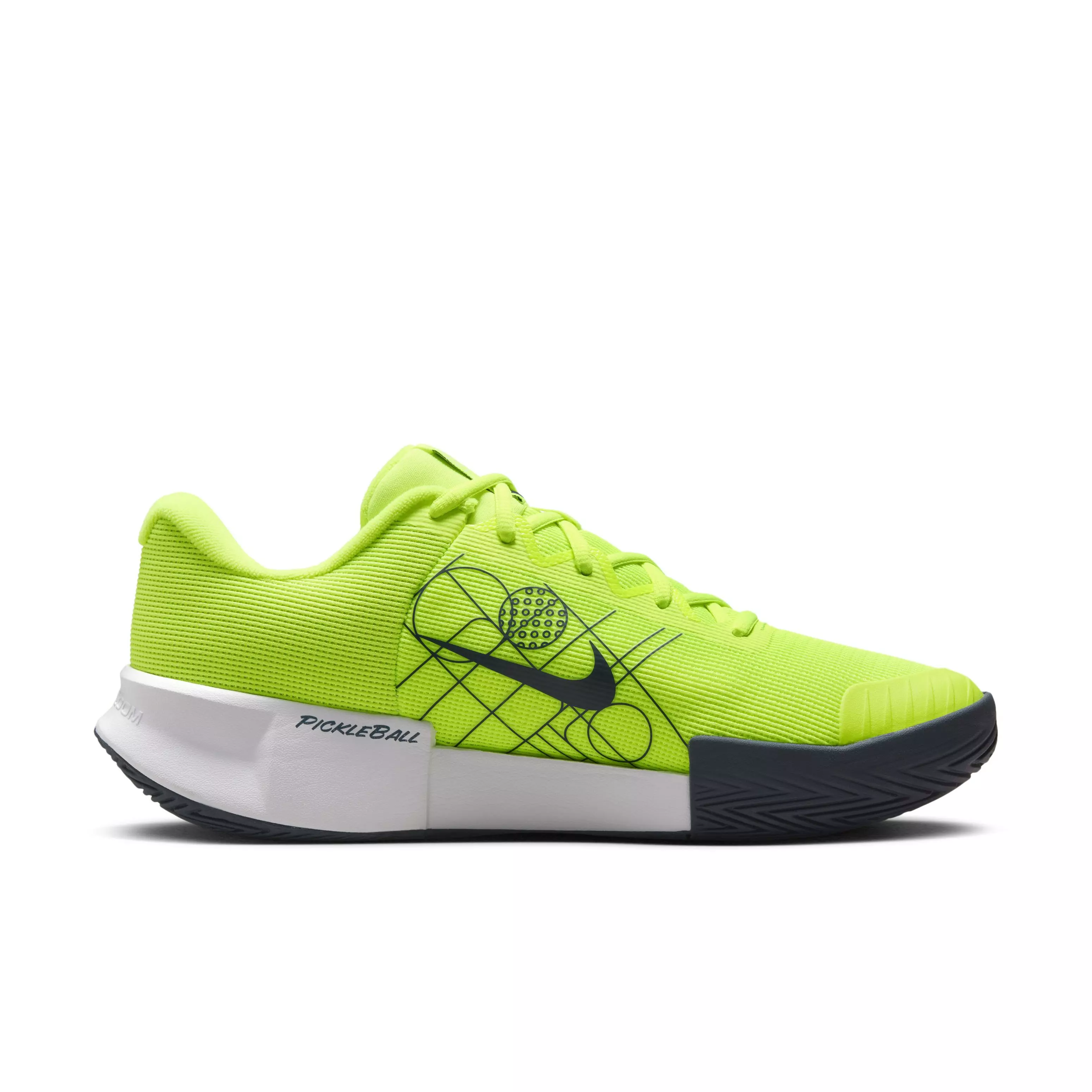 Nike Zoom Challenge "Volt/Armory Navy/Volt" Men's Pickleball Shoe - VOLT/NAVY/VOLT