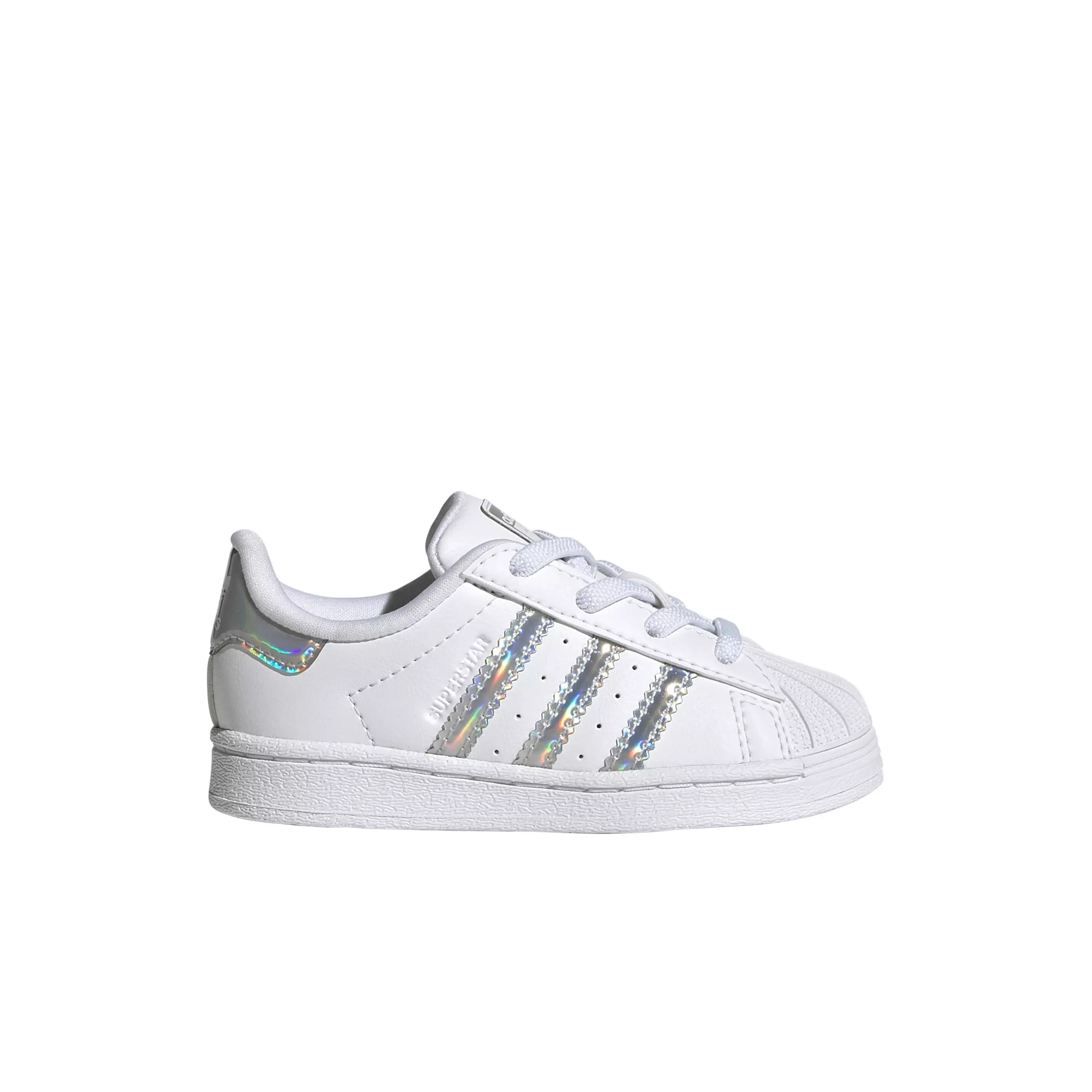 adidas Originals Superstar "Ftwr White/Sup Col/Sil Dawn" Infant Girls' Shoe - WHITE/SUPCOL/DAWN