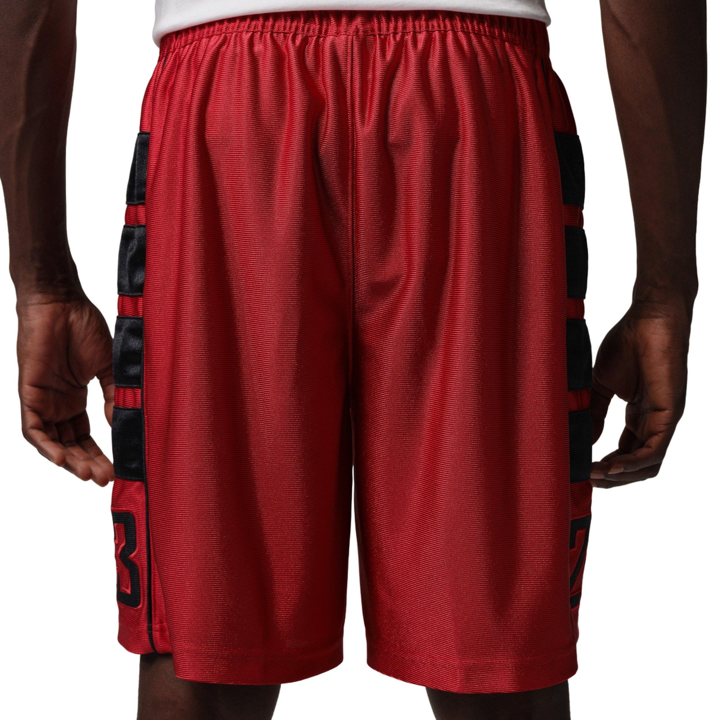 Jordan Men's Brooklyn Cat Scratch Black Cat Shorts -Red - RED Thumbnail View 2