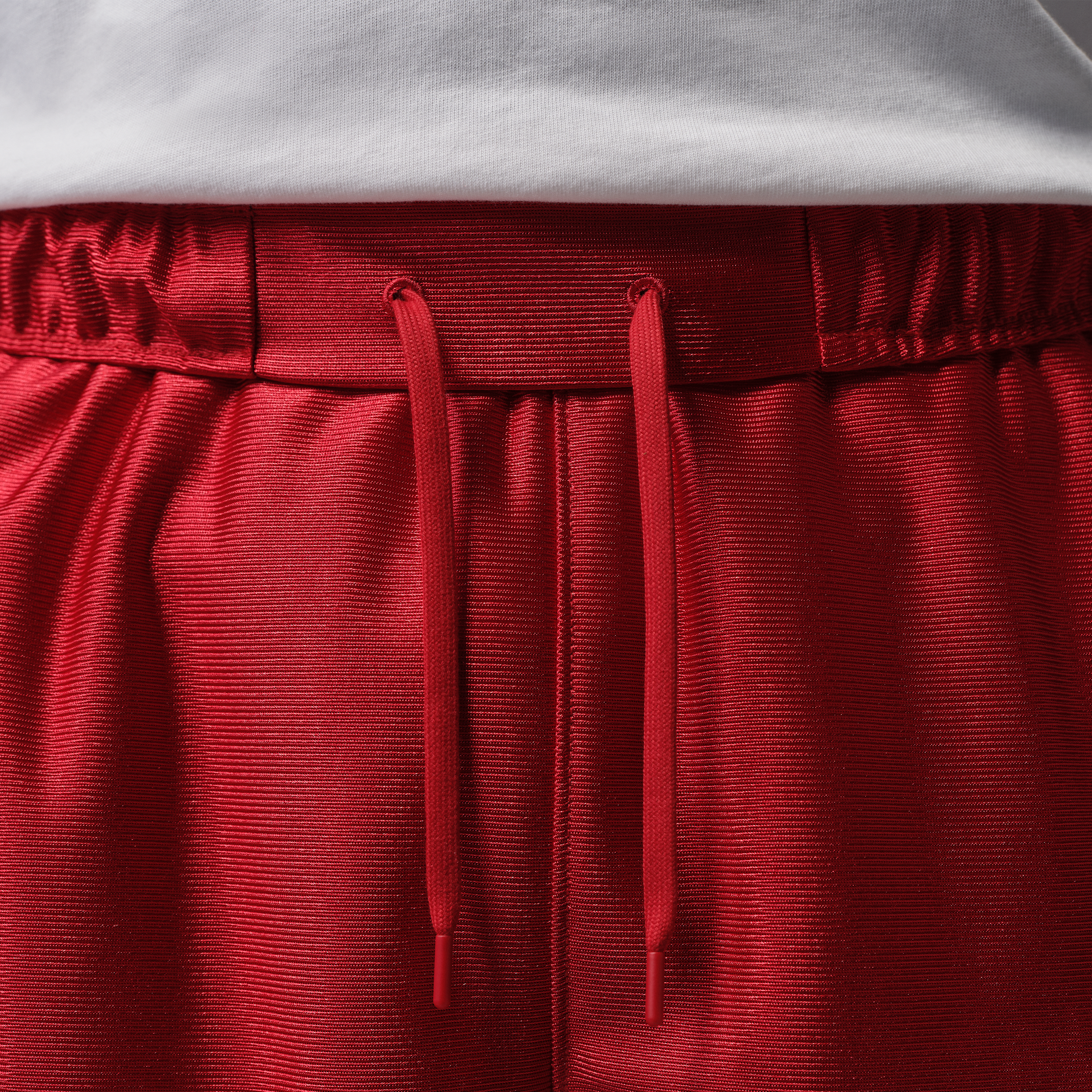 Jordan Men's Brooklyn Cat Scratch Black Cat Shorts -Red - RED Thumbnail View 4