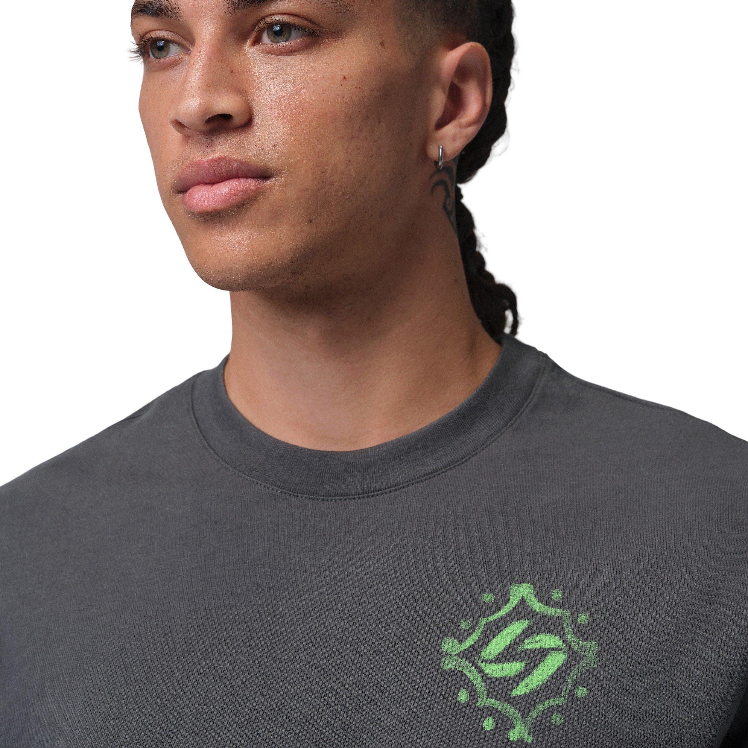 Jordan Men's Luka T-Shirt - GREY Thumbnail View 3