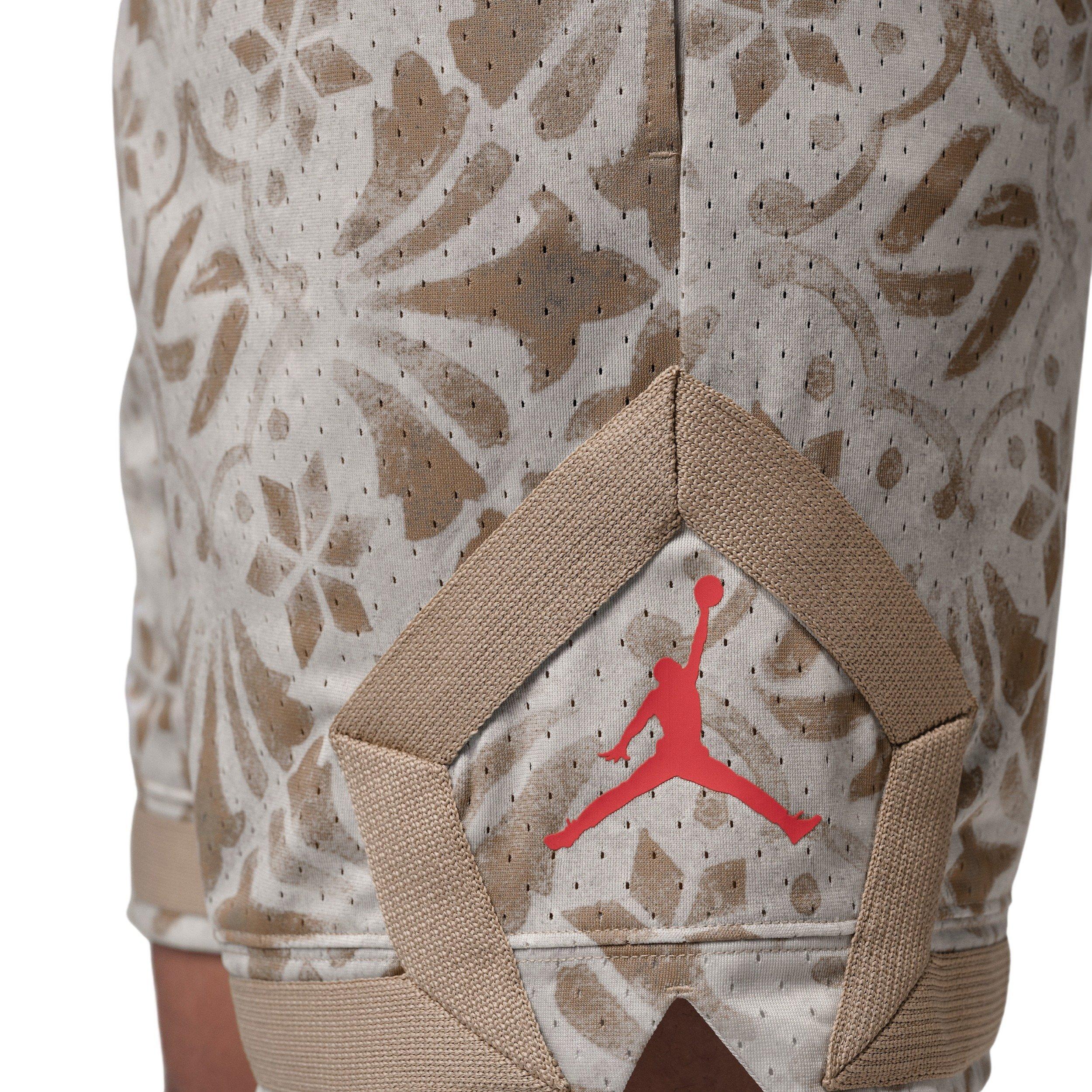 Jordan Men's Luka Dončić Dri-FIT Diamond Shorts - BROWN Thumbnail View 4