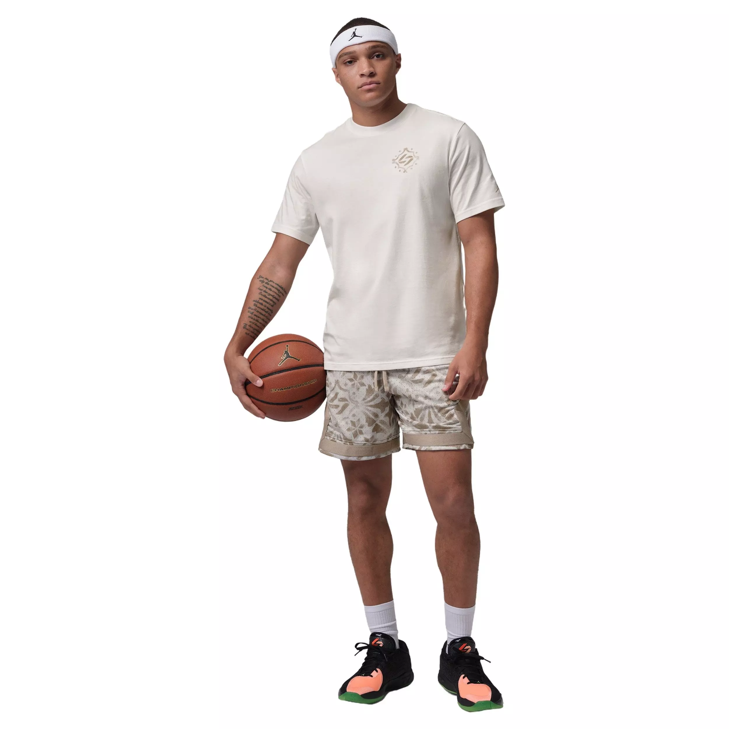 Jordan Men's Luka Dončić Dri-FIT Diamond Shorts - BROWN