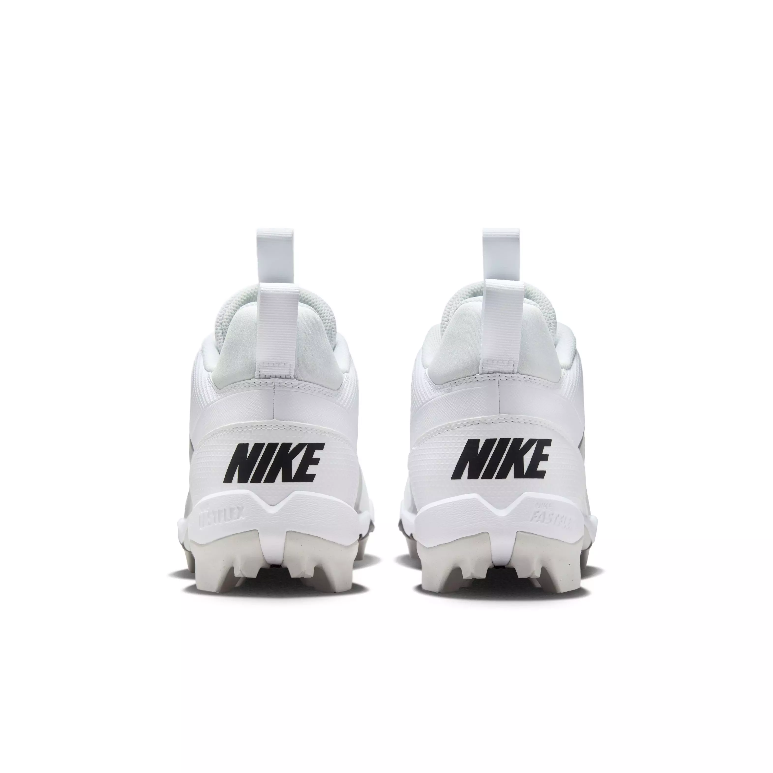 Nike Alpha Menace 4 Shark "White/Metallic Silver/Photon Dust/Black" Men's Football Cleat - WHITE/SILVER/DUST/BLACK