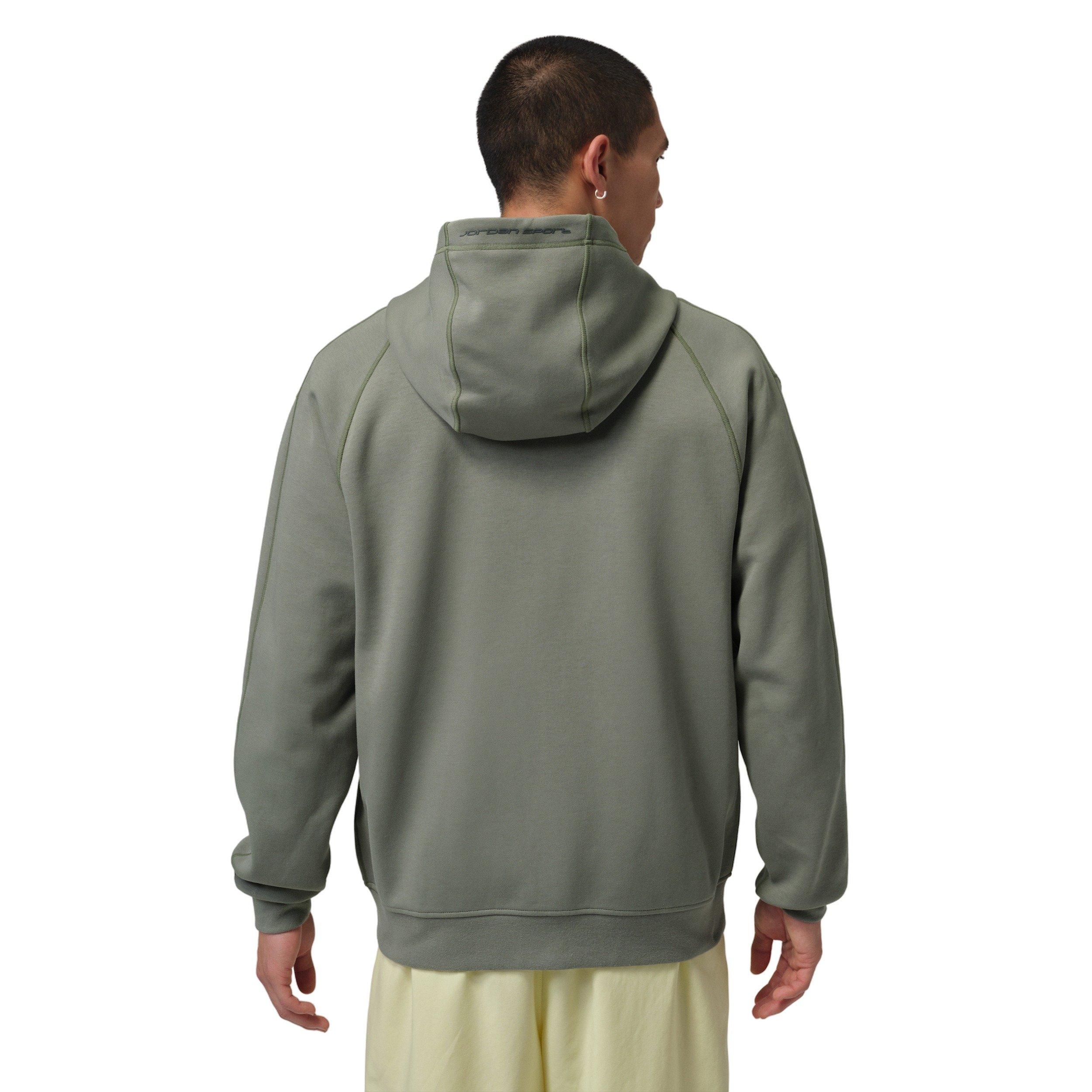 Jordan Men's Sport Hoop Fleece Dri-FIT Full-Zip Hooded Jacket - Green - GREEN Thumbnail View 2