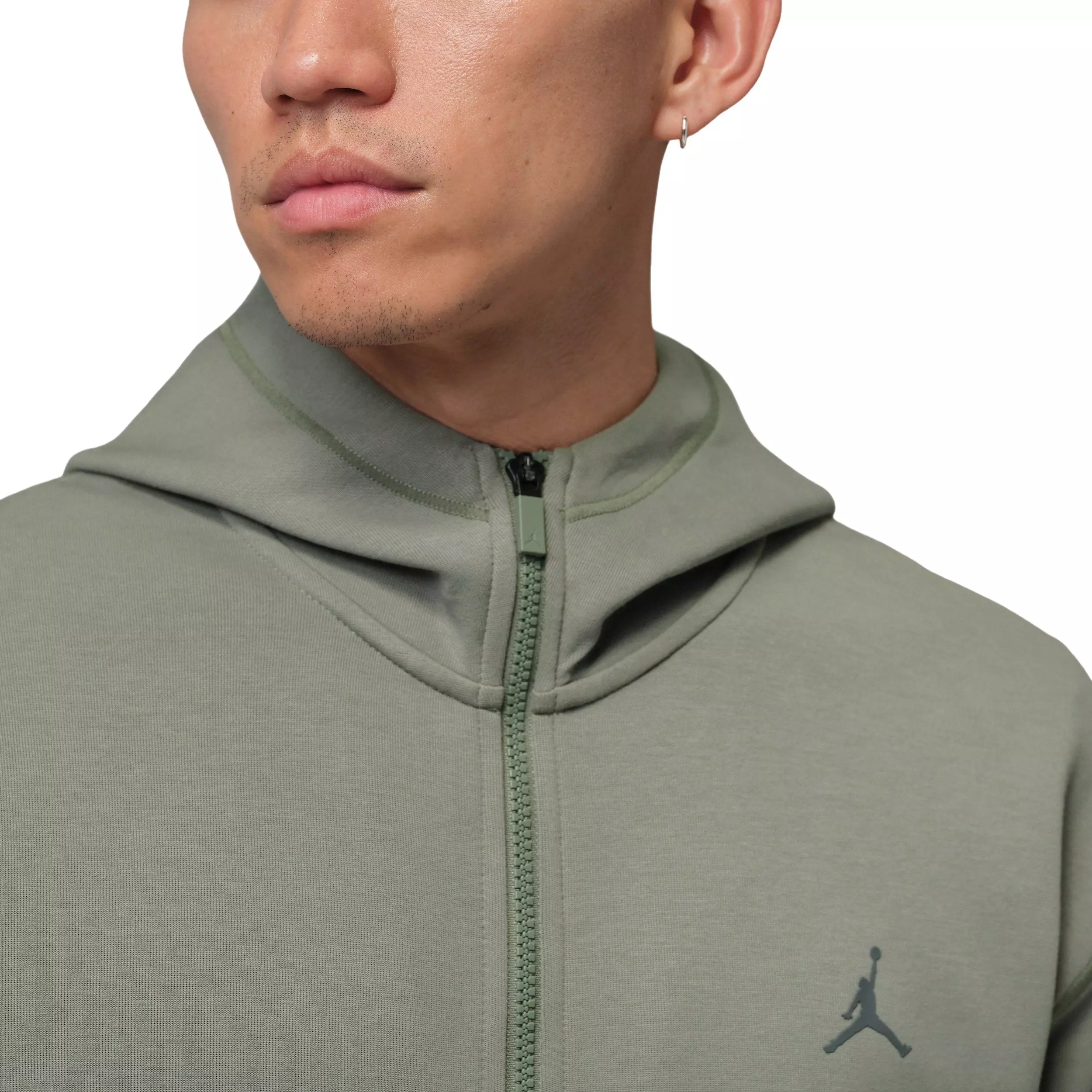 Jordan Men's Sport Hoop Fleece Dri-FIT Full-Zip Hooded Jacket - Green - GREEN