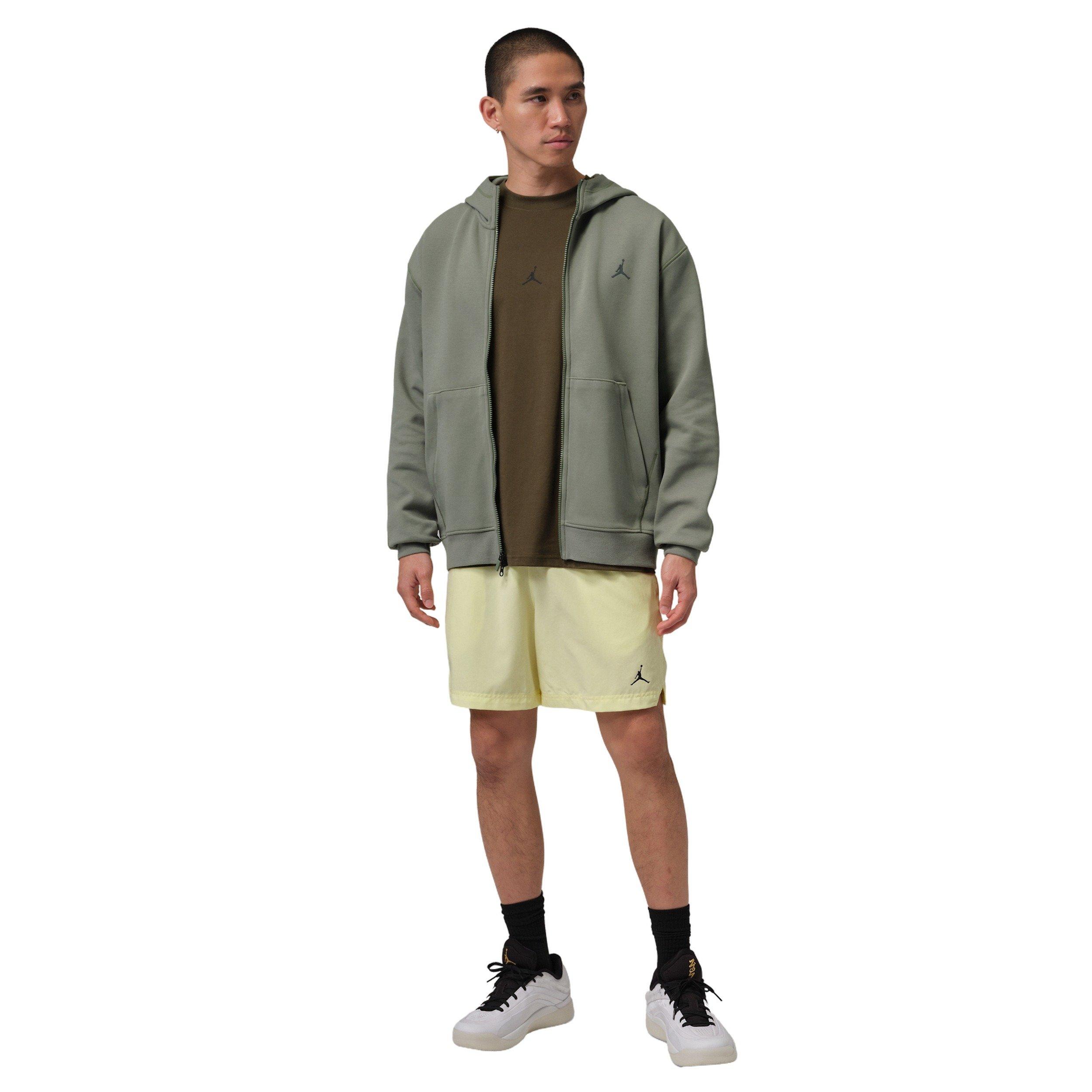 Jordan Men's Sport Hoop Fleece Dri-FIT Full-Zip Hooded Jacket - Green - GREEN Thumbnail View 7