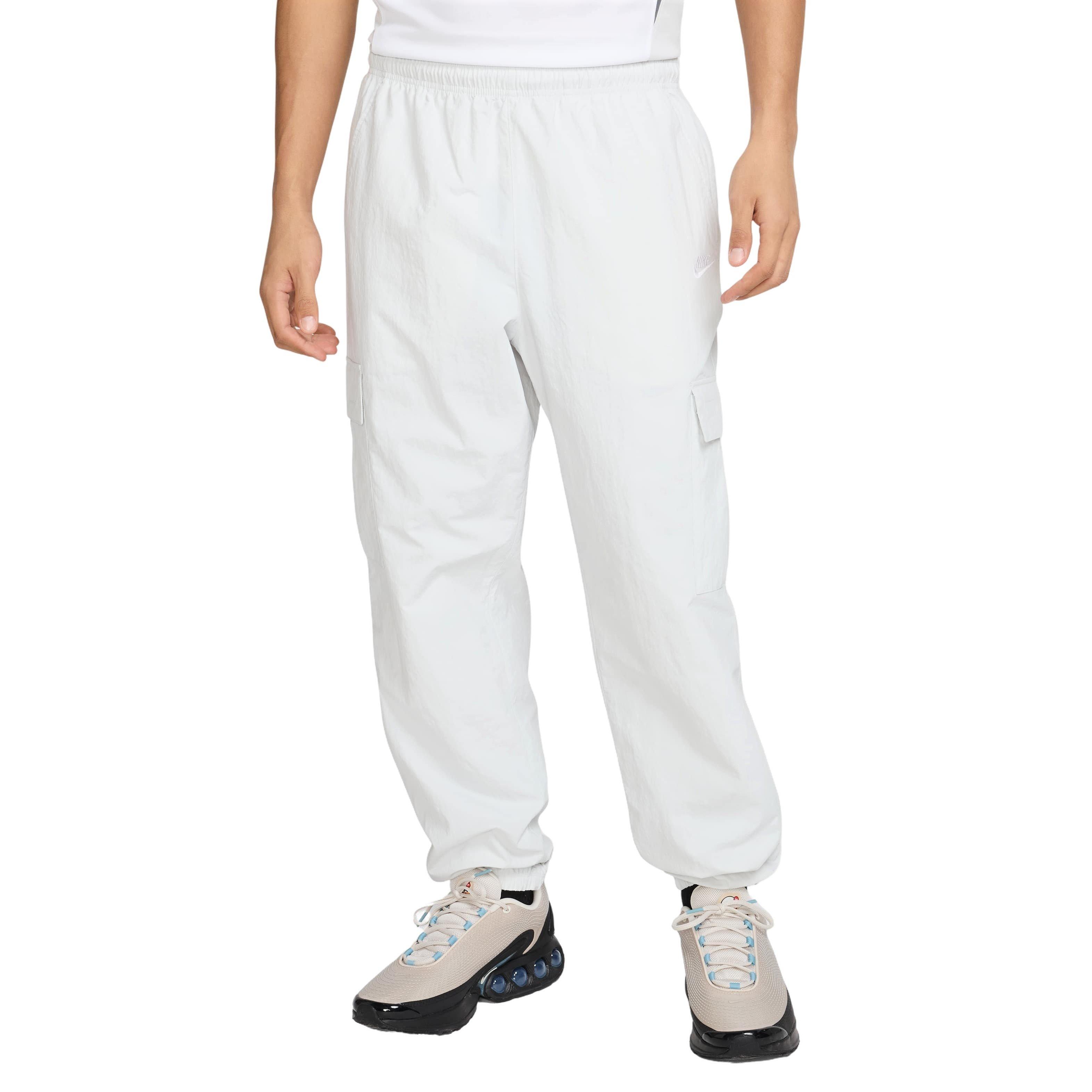 Nike Men's Club Woven Cargo Pants - Grey - GREY Thumbnail View 1