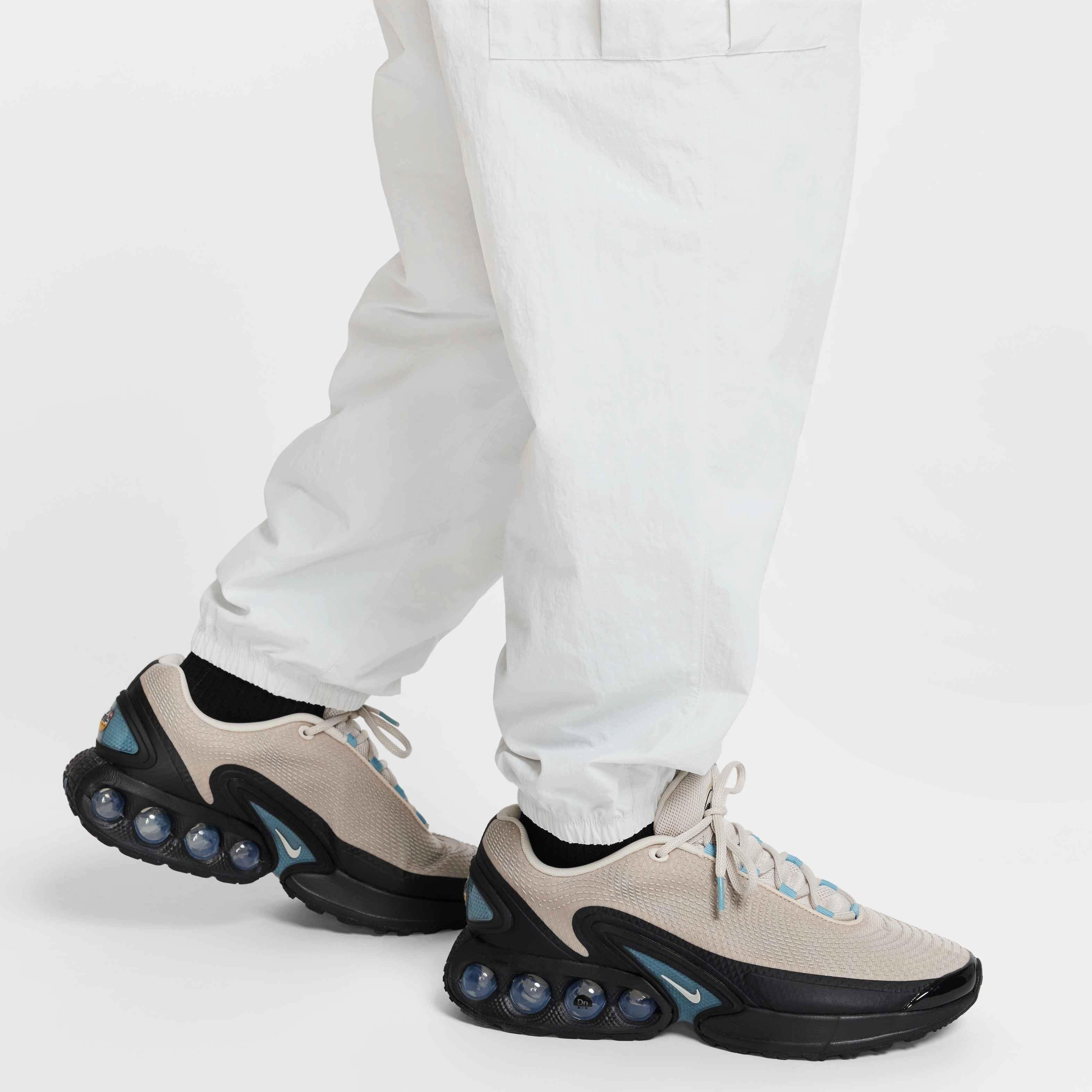 Nike Men's Club Woven Cargo Pants - Grey - GREY Thumbnail View 6