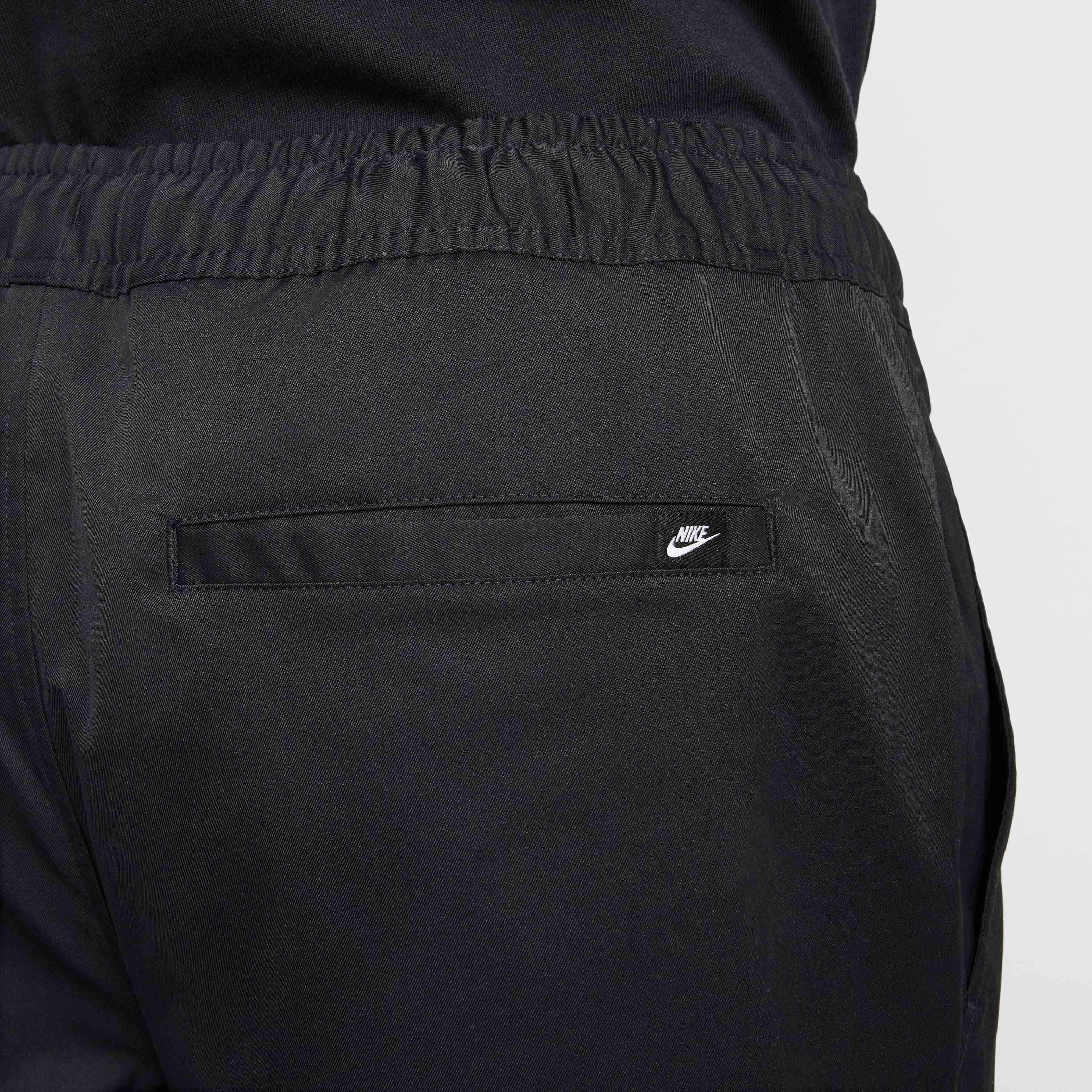 Nike Men's Club Woven Tapered Pants - BLACK Thumbnail View 5