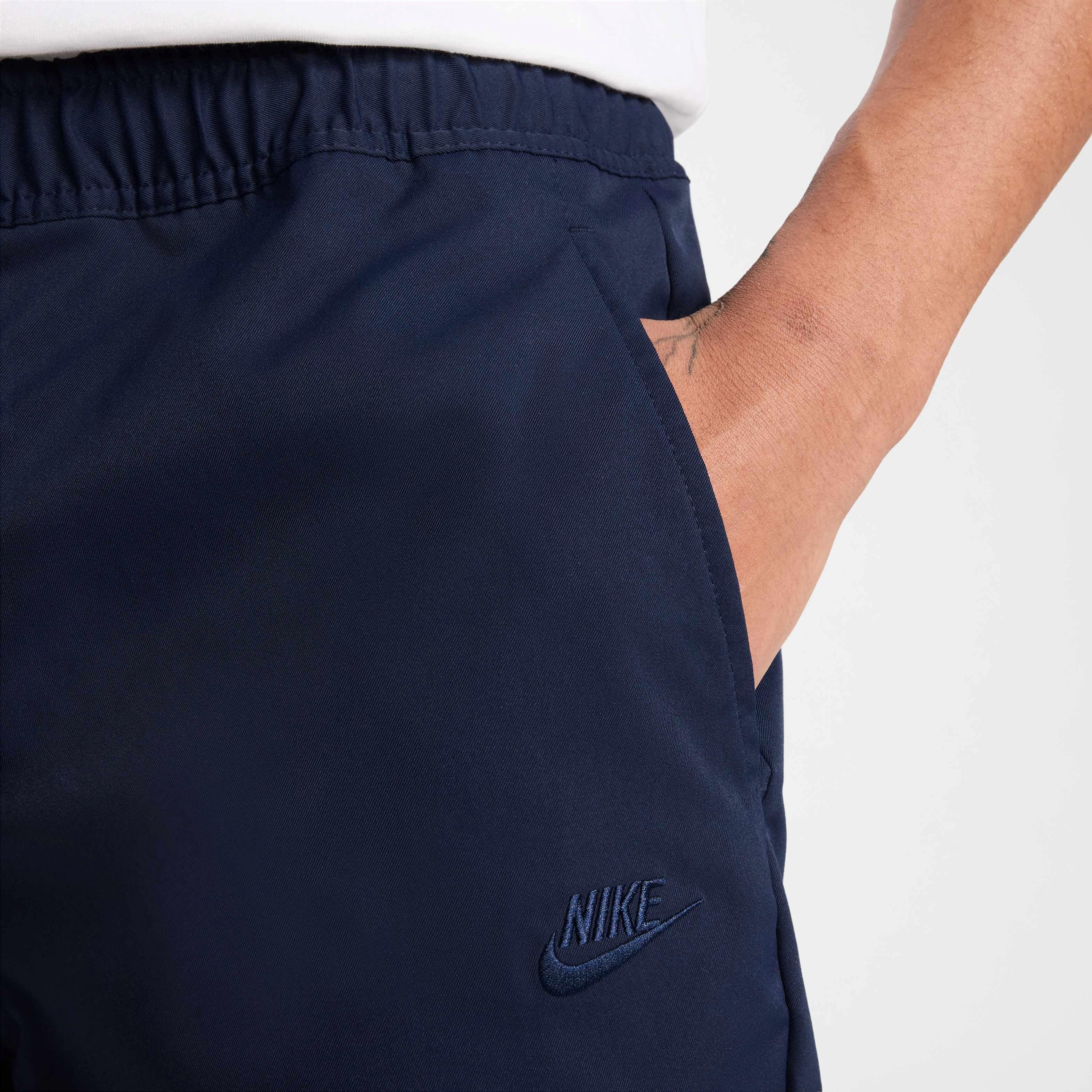 Nike Men's Club Woven Tapered Pants - BLUE Thumbnail View 3