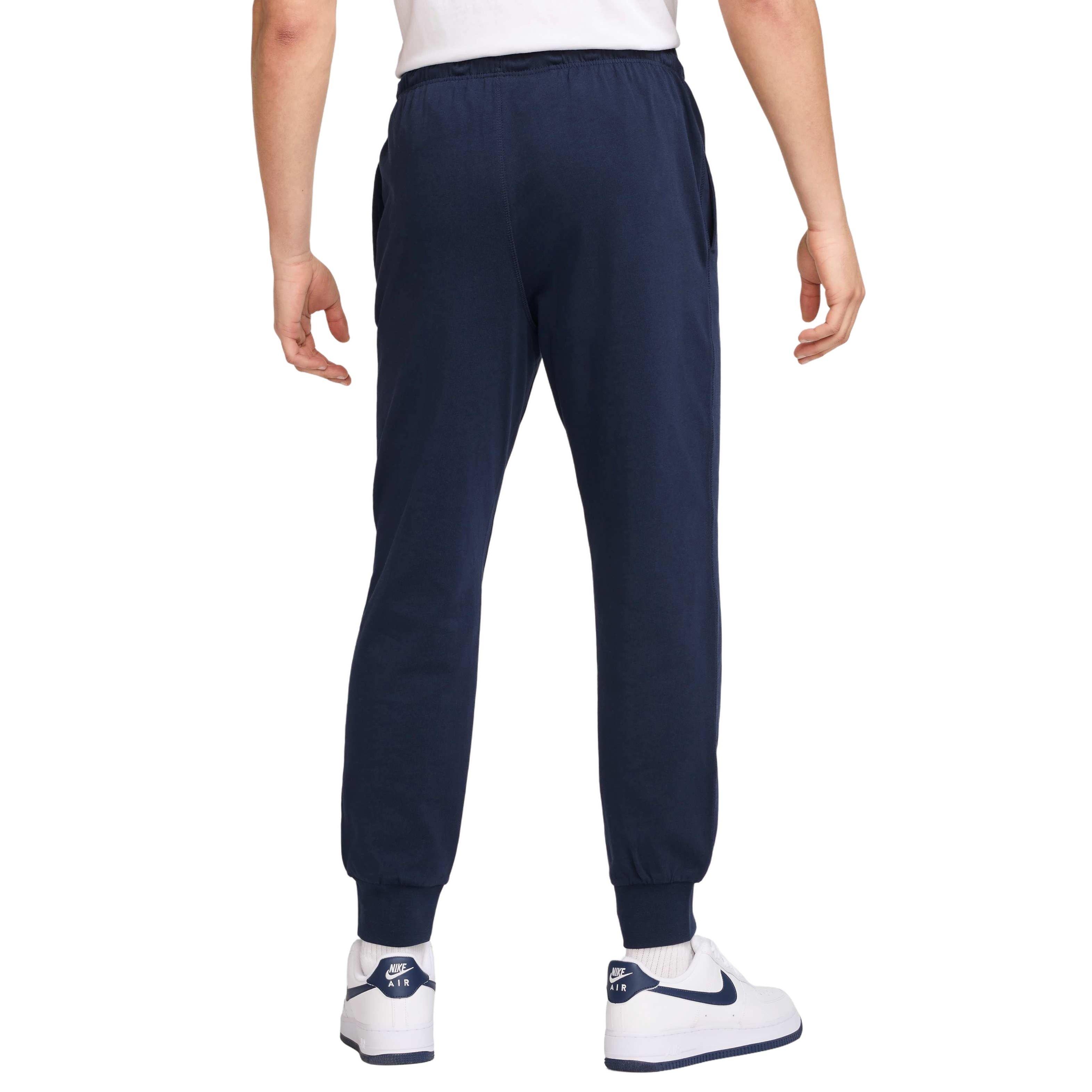 Nike Men's Club Knit Joggers -Blue - BLUE Thumbnail View 2