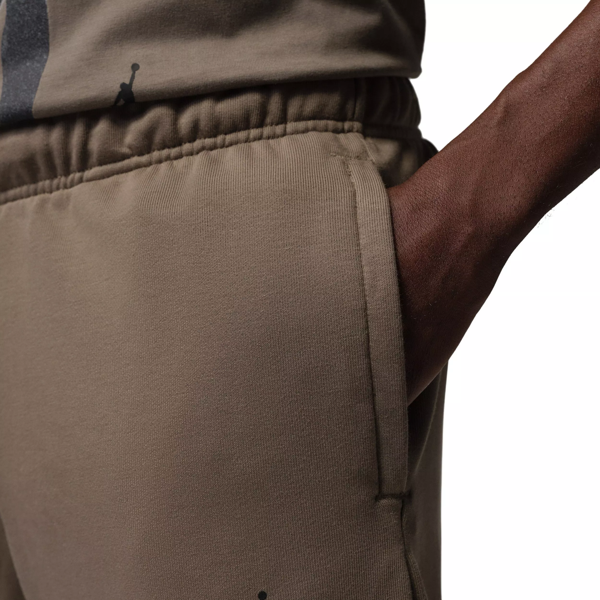 Jordan Men's Sport Crossover Dri-FIT Fleece Pants - Brown - BROWN