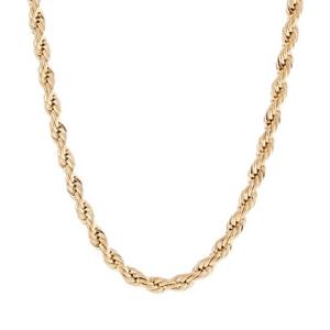 King Ice 5mm Rope Chain - Gold - GOLD