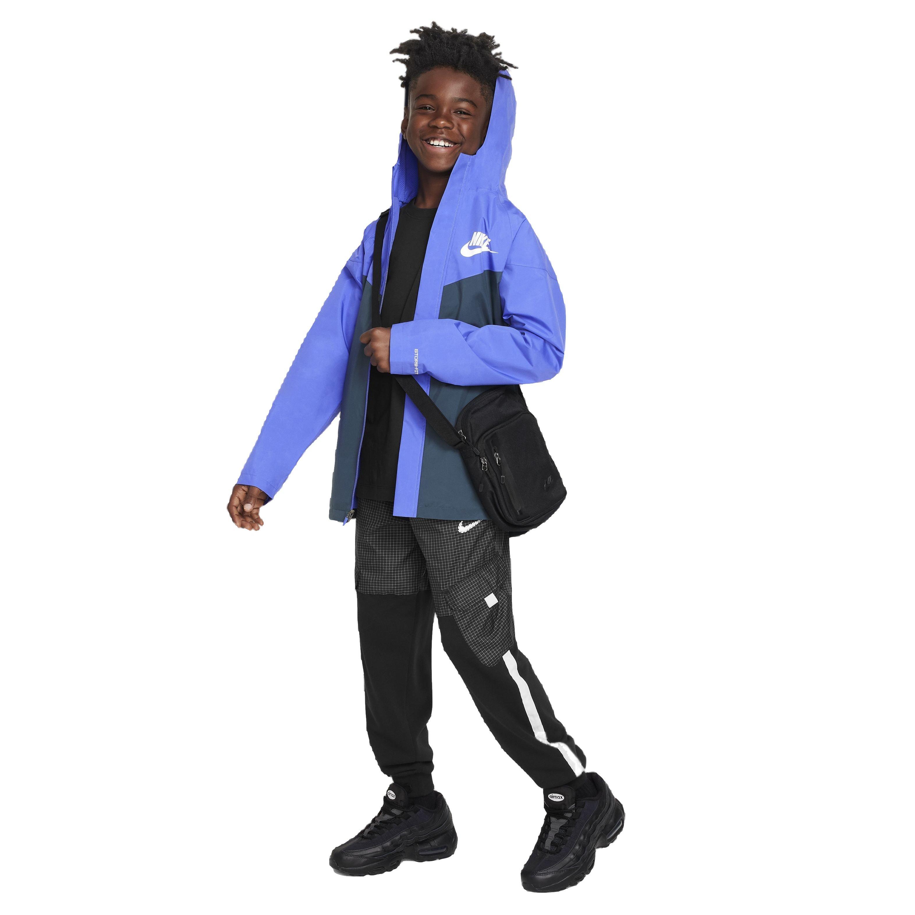 最新ロングジャケット☆Nike Sportswear Windpuffer☆選べる２色 Nike Big Boys' Sportswear Windpuffer Storm-FIT Loose WR Hip