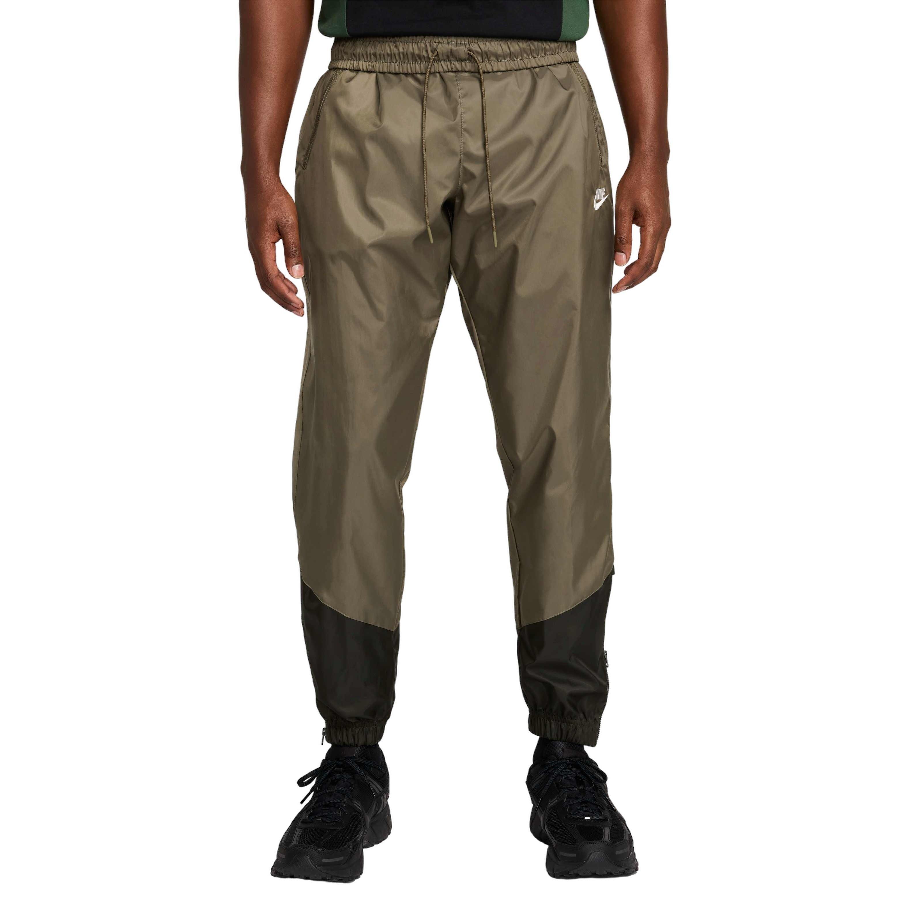 Nike Men's Windrunner Woven Lined Pants -Olive - GREEN Thumbnail View 1
