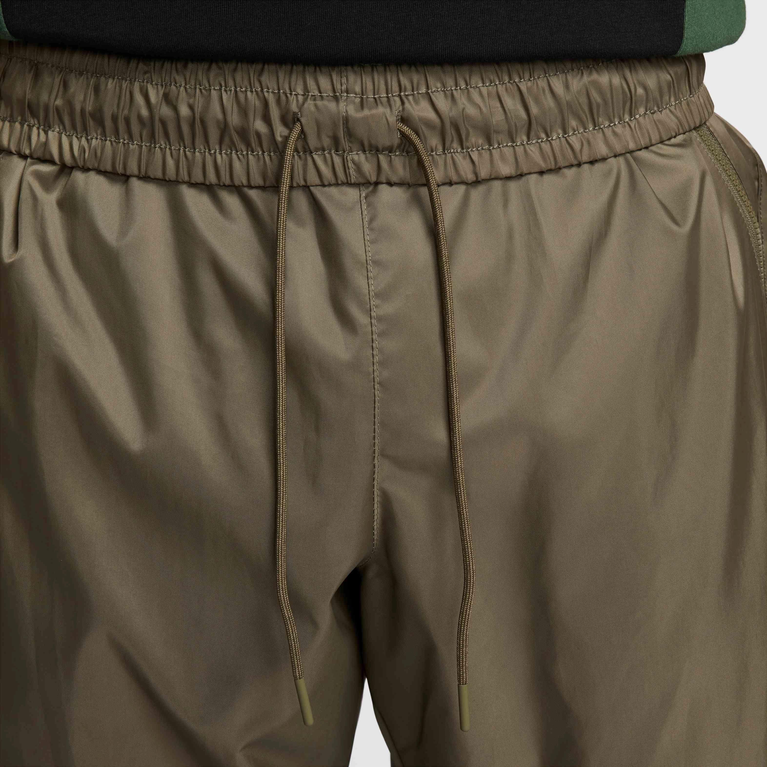 Nike Men's Windrunner Woven Lined Pants -Olive - GREEN Thumbnail View 3