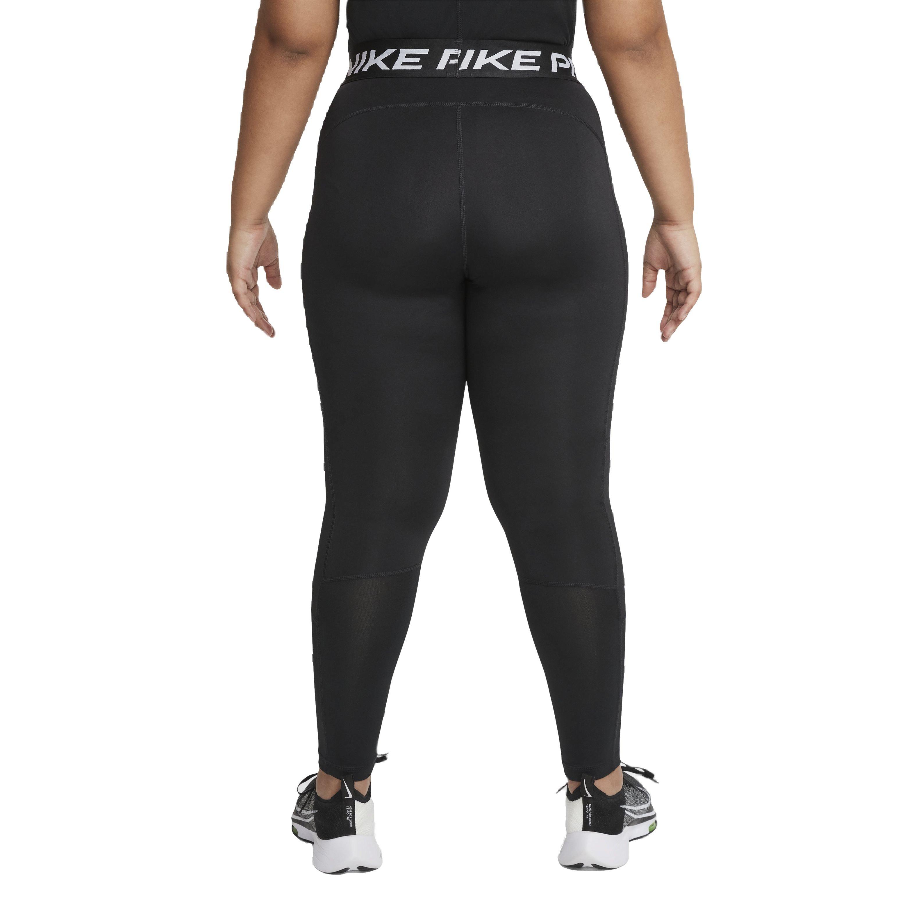 Nike Big Girls Pro Leggings Black Size M Kids Plus