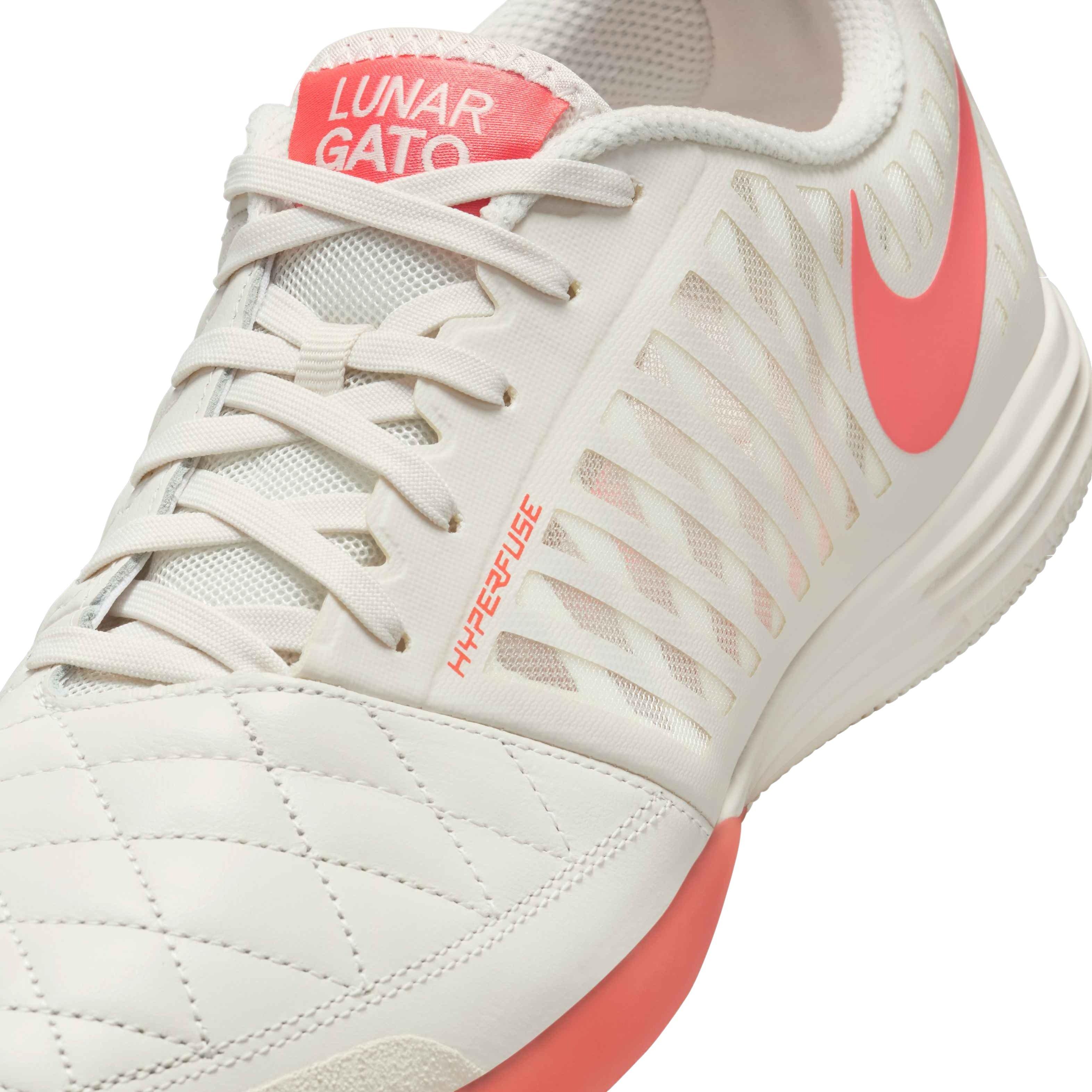 Nike Lunargato II "Phantom/Lt Wild Mango" Men's Soccer Shoe - PHANTOM/LT MANGO Thumbnail View 6