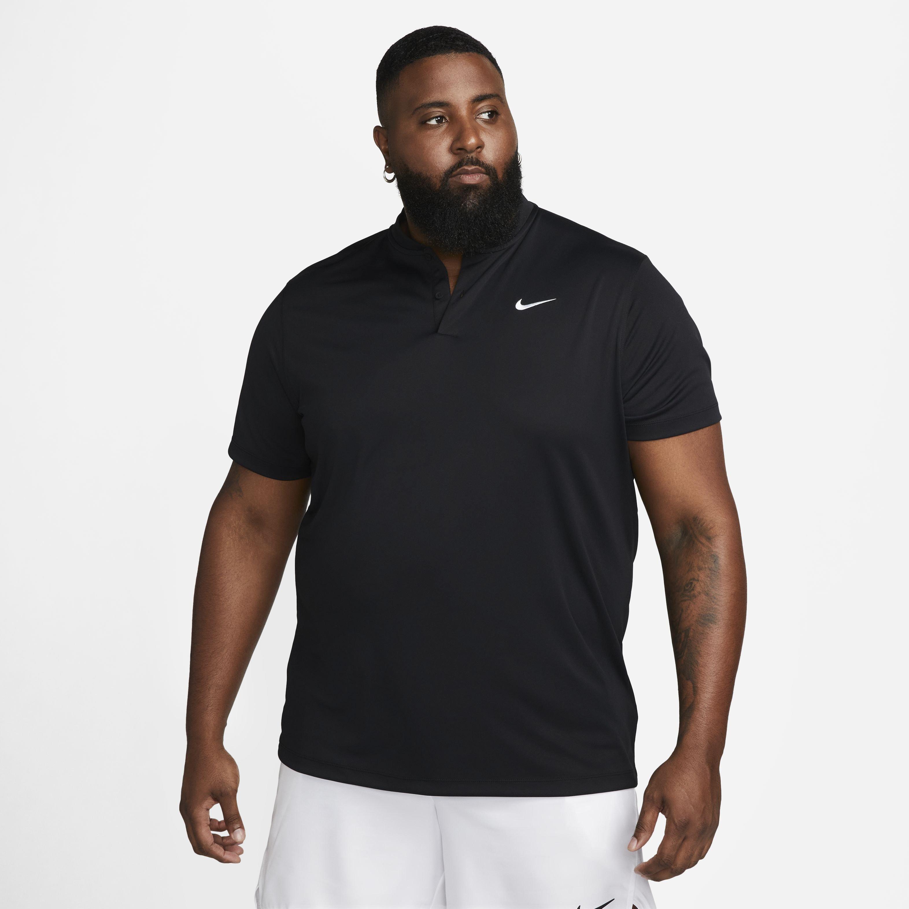 NikeCourt Men's Dri-FIT Tennis Blade Polo - BLACK Thumbnail View 5