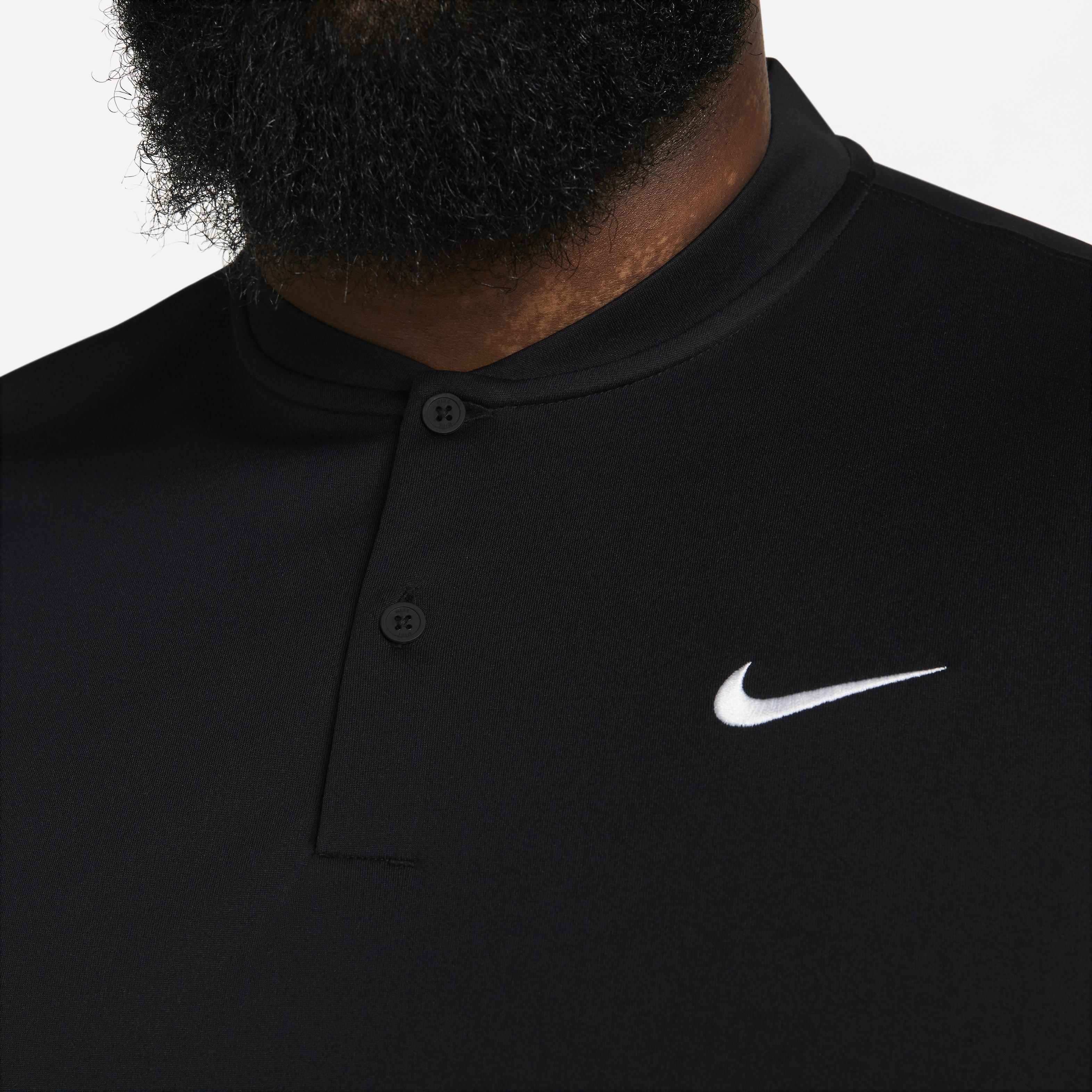 NikeCourt Men's Dri-FIT Tennis Blade Polo - BLACK Thumbnail View 7