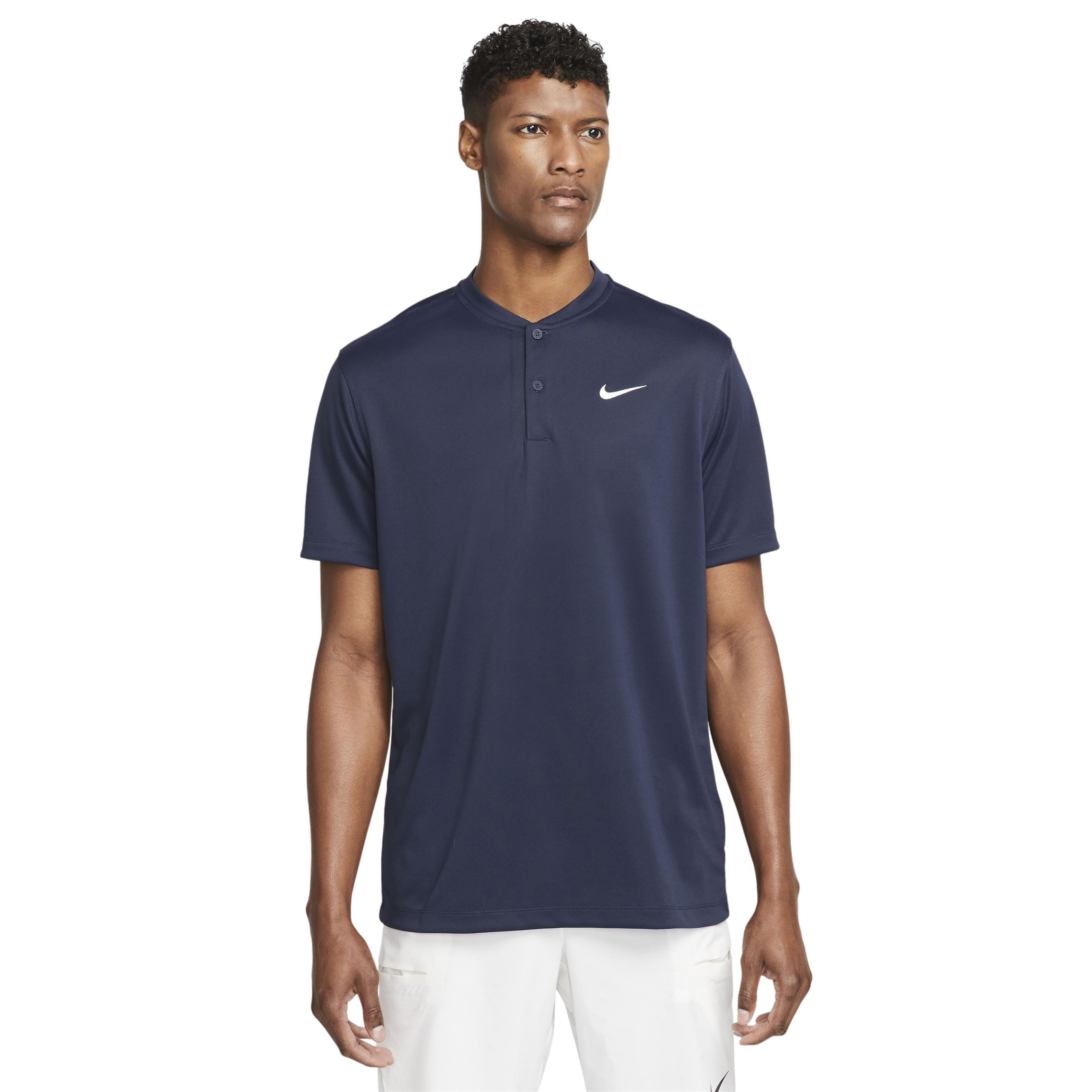 NikeCourt Men's Dri-FIT Tennis Blade Polo - BLUE Thumbnail View 1