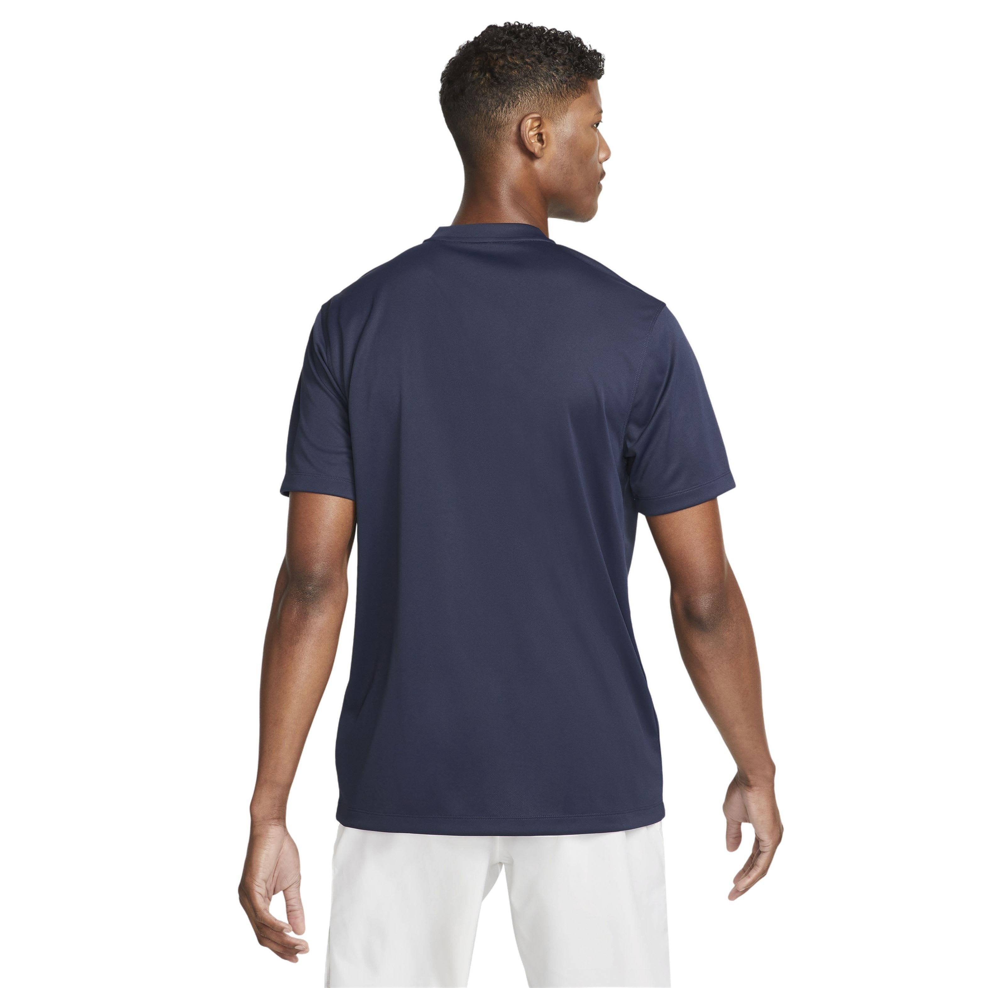 NikeCourt Men's Dri-FIT Tennis Blade Polo - BLUE Thumbnail View 2
