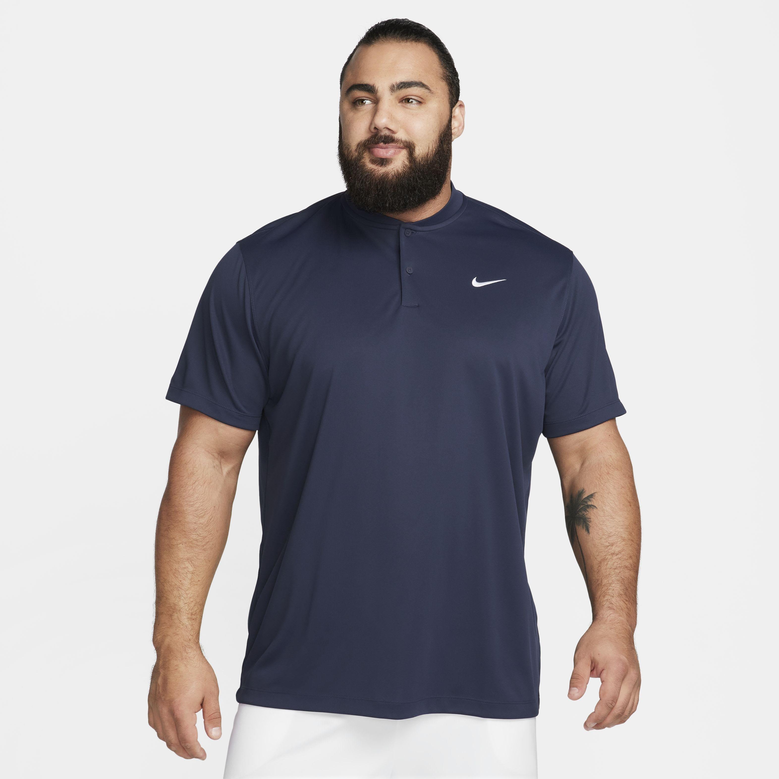 NikeCourt Men's Dri-FIT Tennis Blade Polo - BLUE Thumbnail View 5