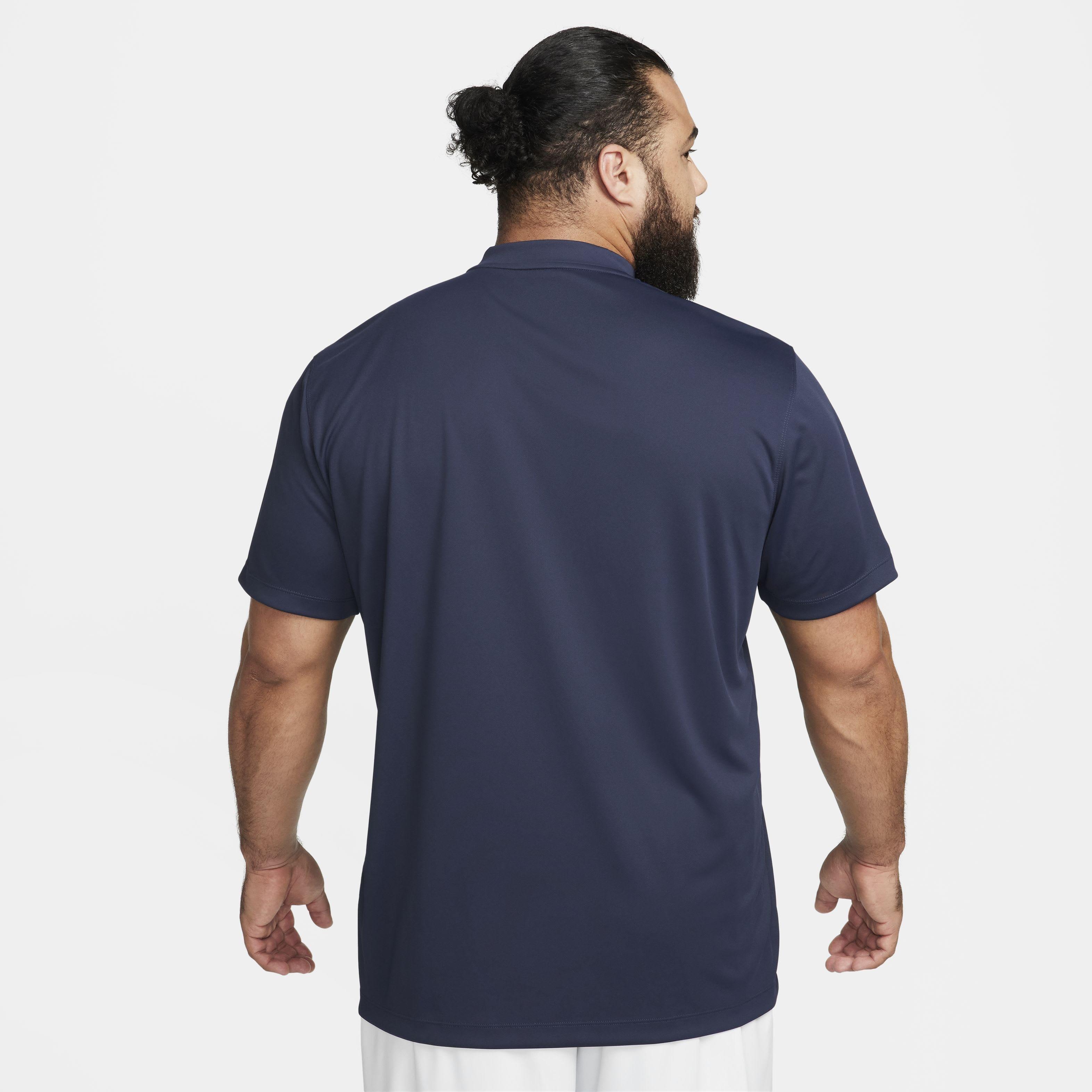 NikeCourt Men's Dri-FIT Tennis Blade Polo - BLUE Thumbnail View 6