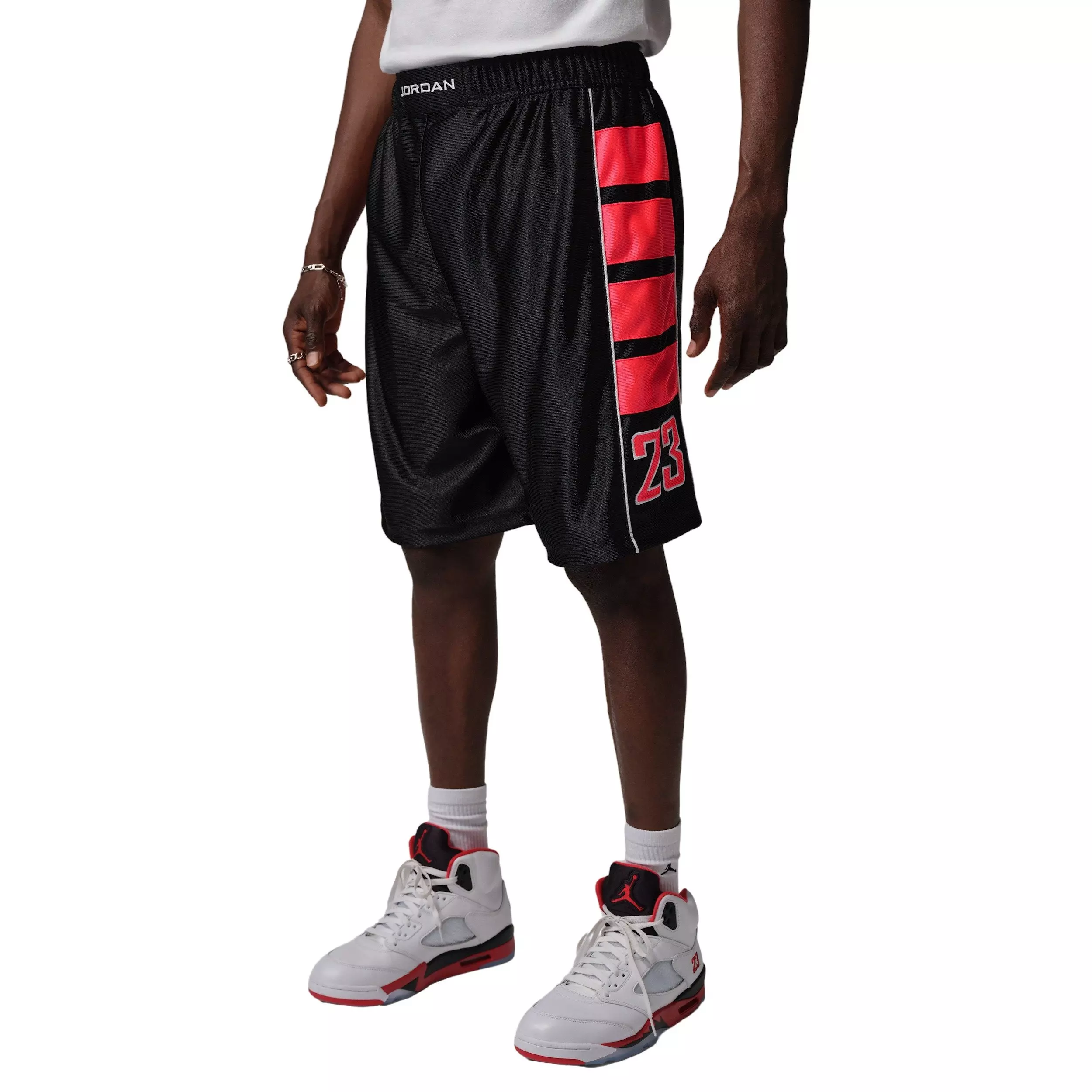 Jordan Men's Cat Scratch Brooklyn Shorts - BLACK