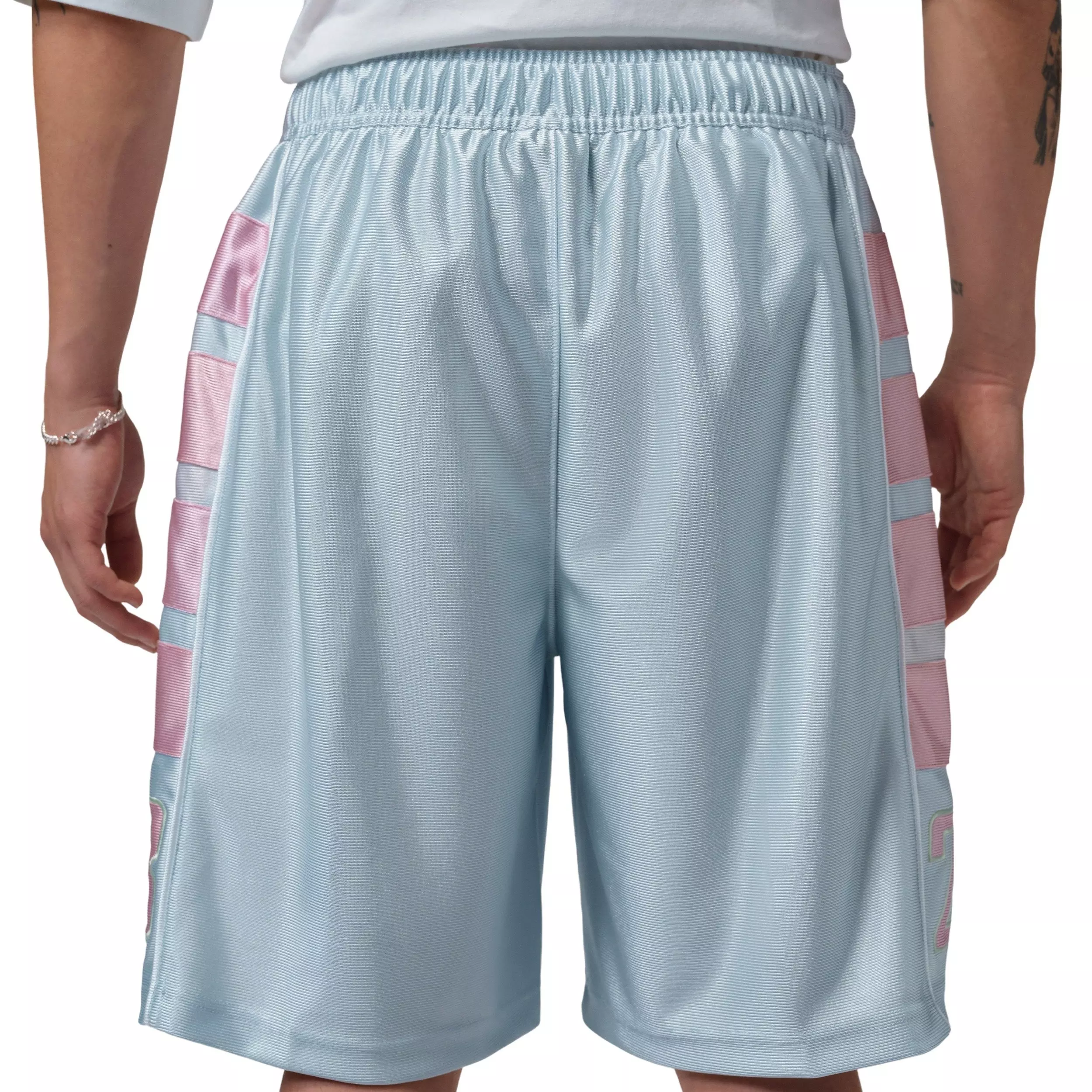 Jordan Men's Brooklyn Cat Scratch Shorts - BLUE