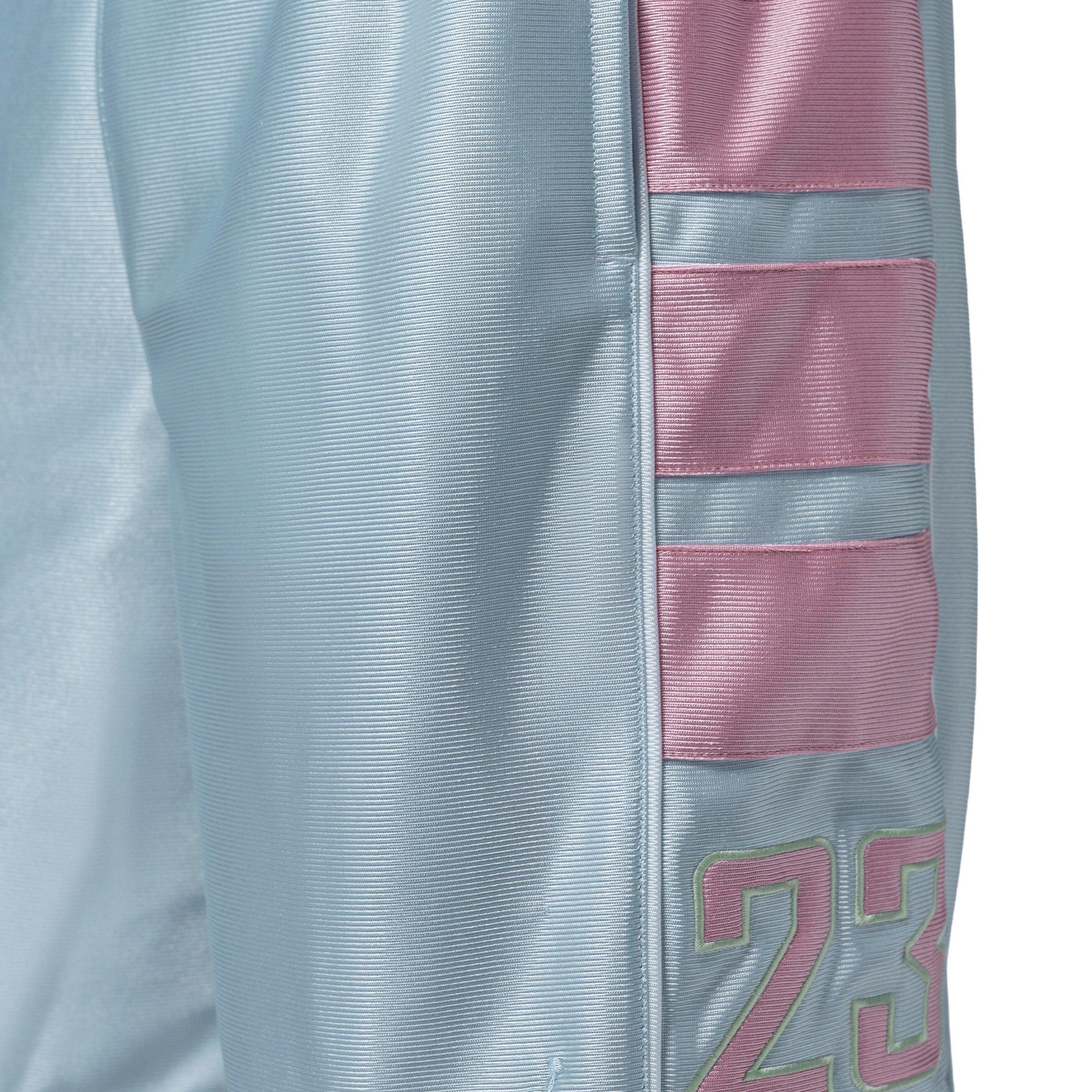 Jordan Men's Cat Scratch Brooklyn Shorts - BLUE Thumbnail View 6