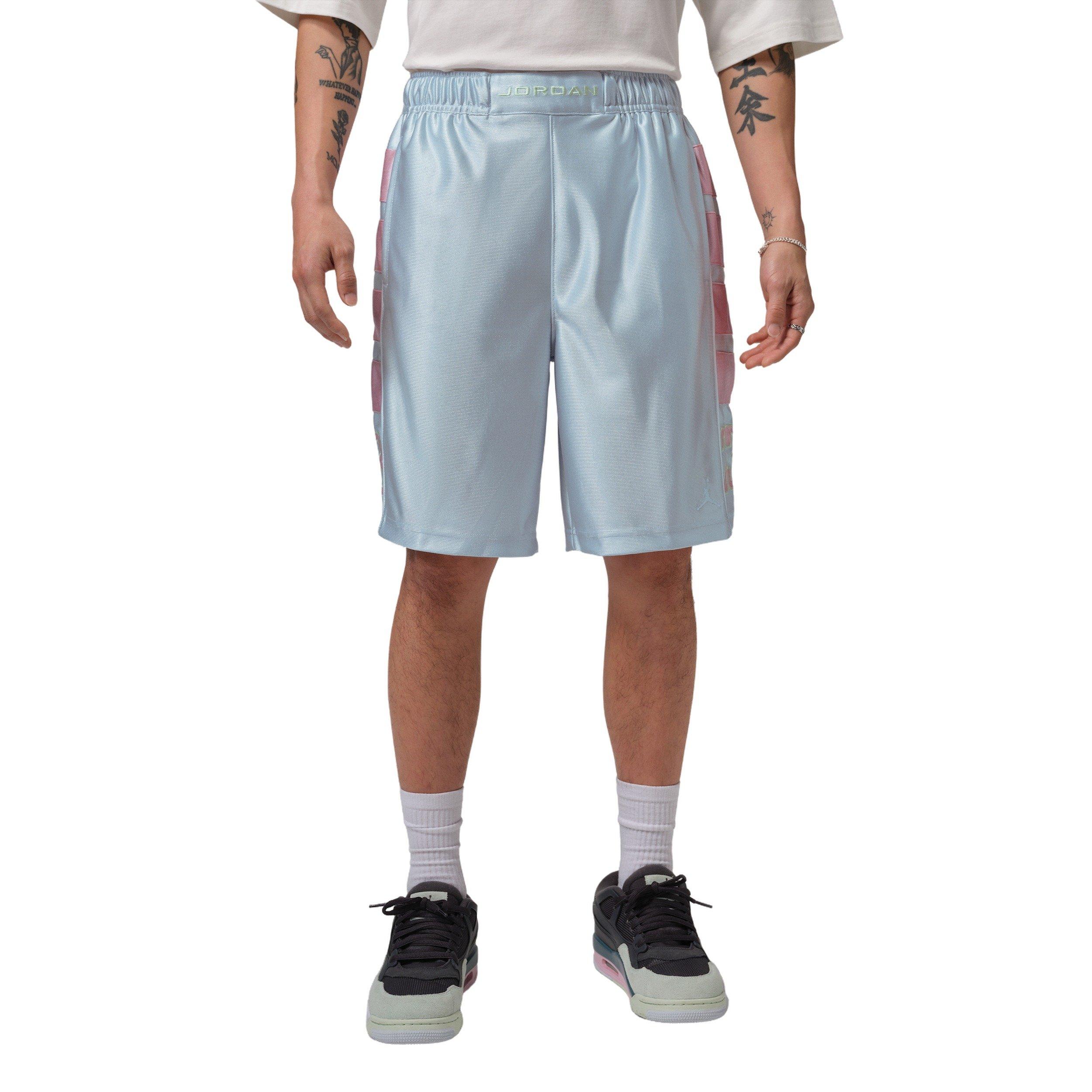 Jordan Men's Cat Scratch Brooklyn Shorts - BLUE Thumbnail View 7