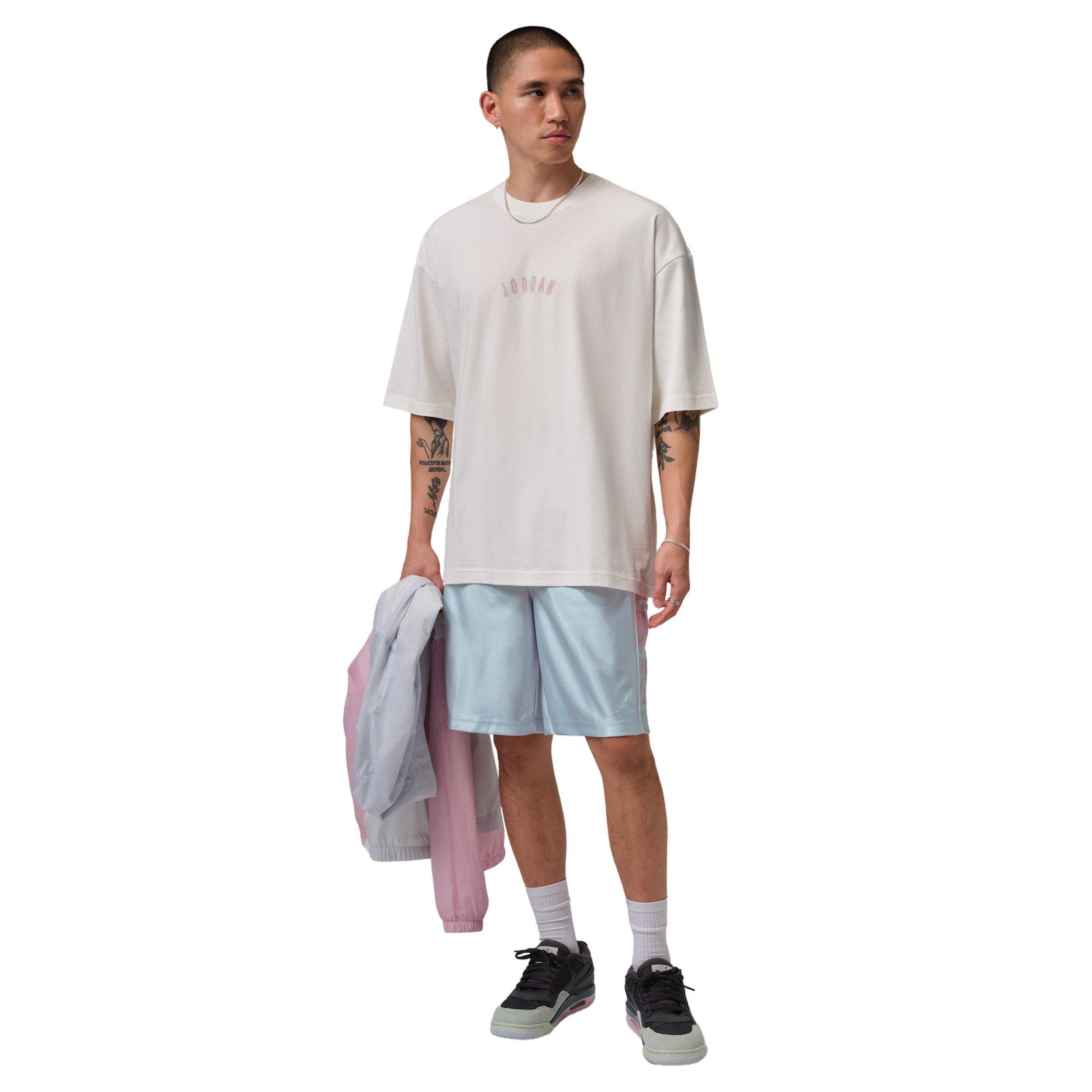 Jordan Men's Brooklyn Cat Scratch Shorts - BLUE Thumbnail View 8