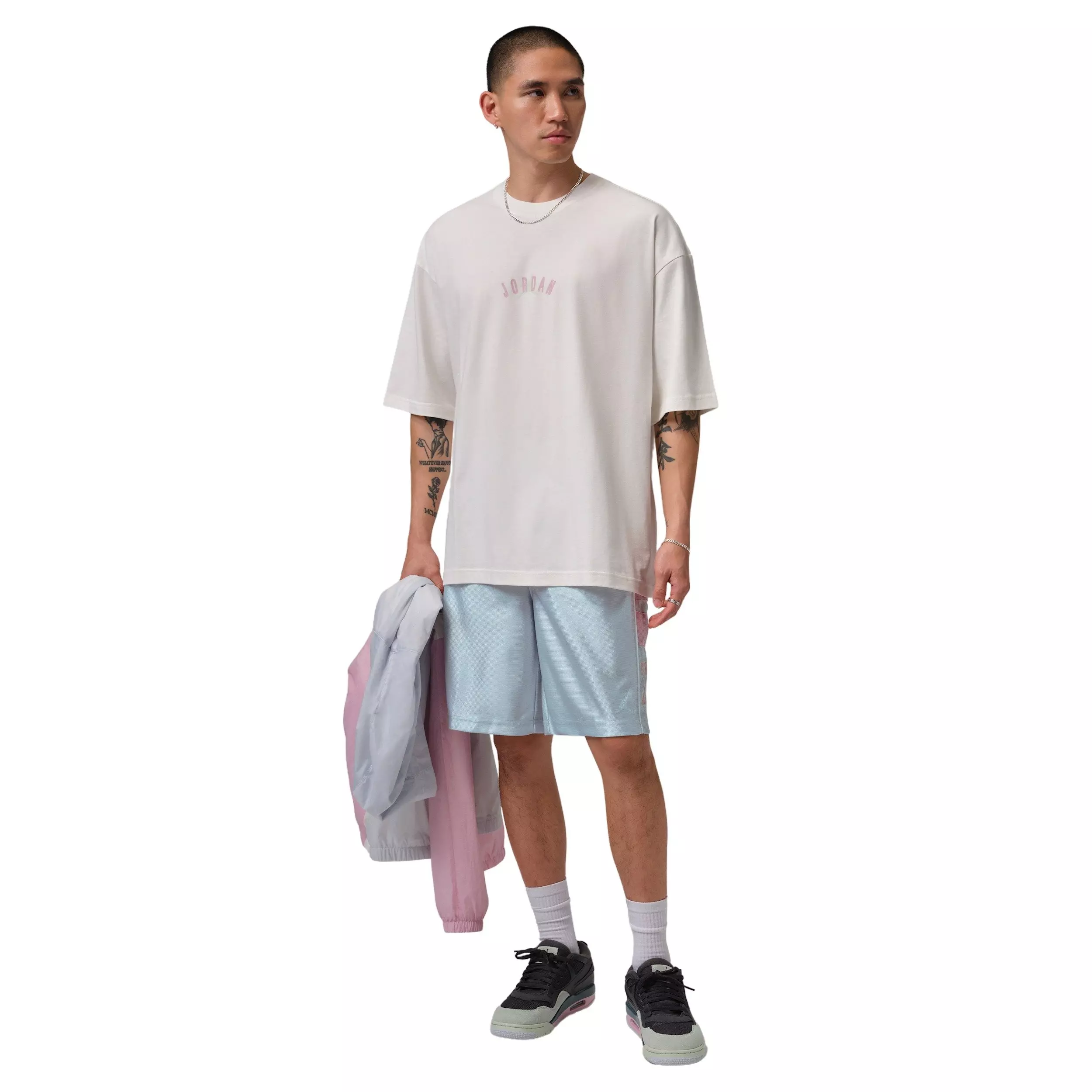 Jordan Men's Brooklyn Cat Scratch Shorts - BLUE