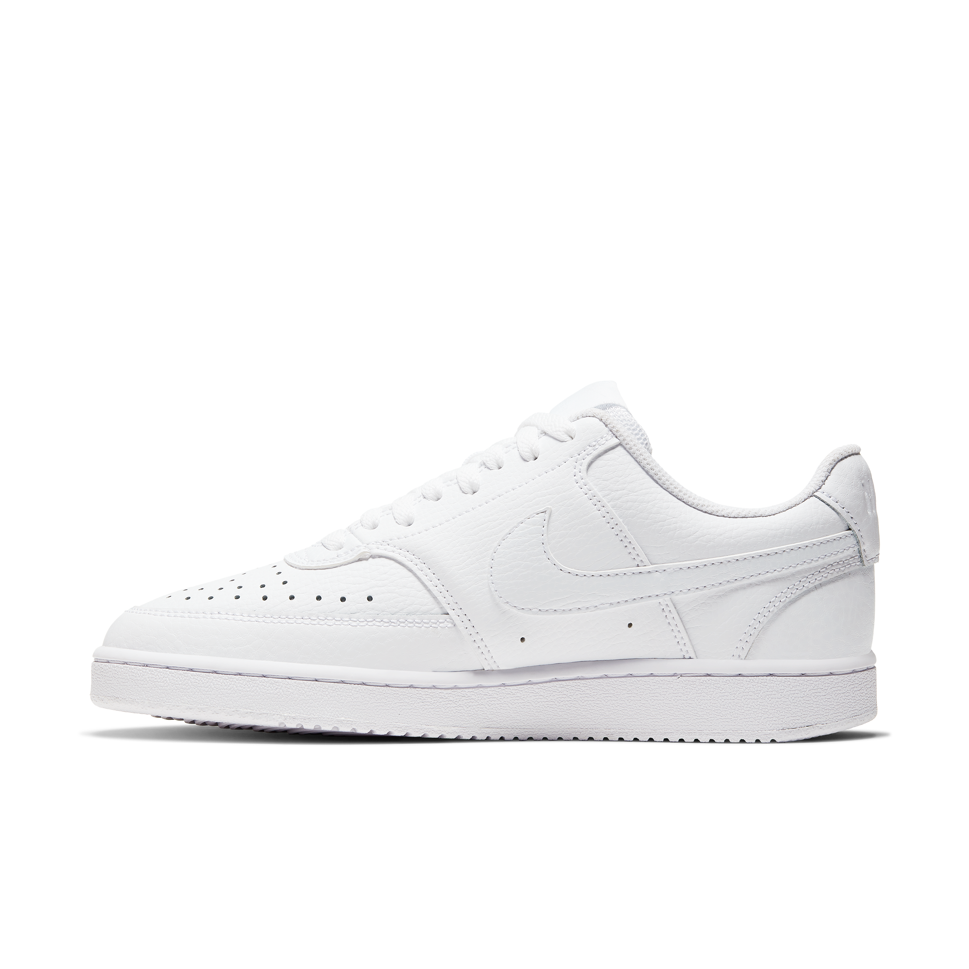 Nike court vision low trainers in white & green