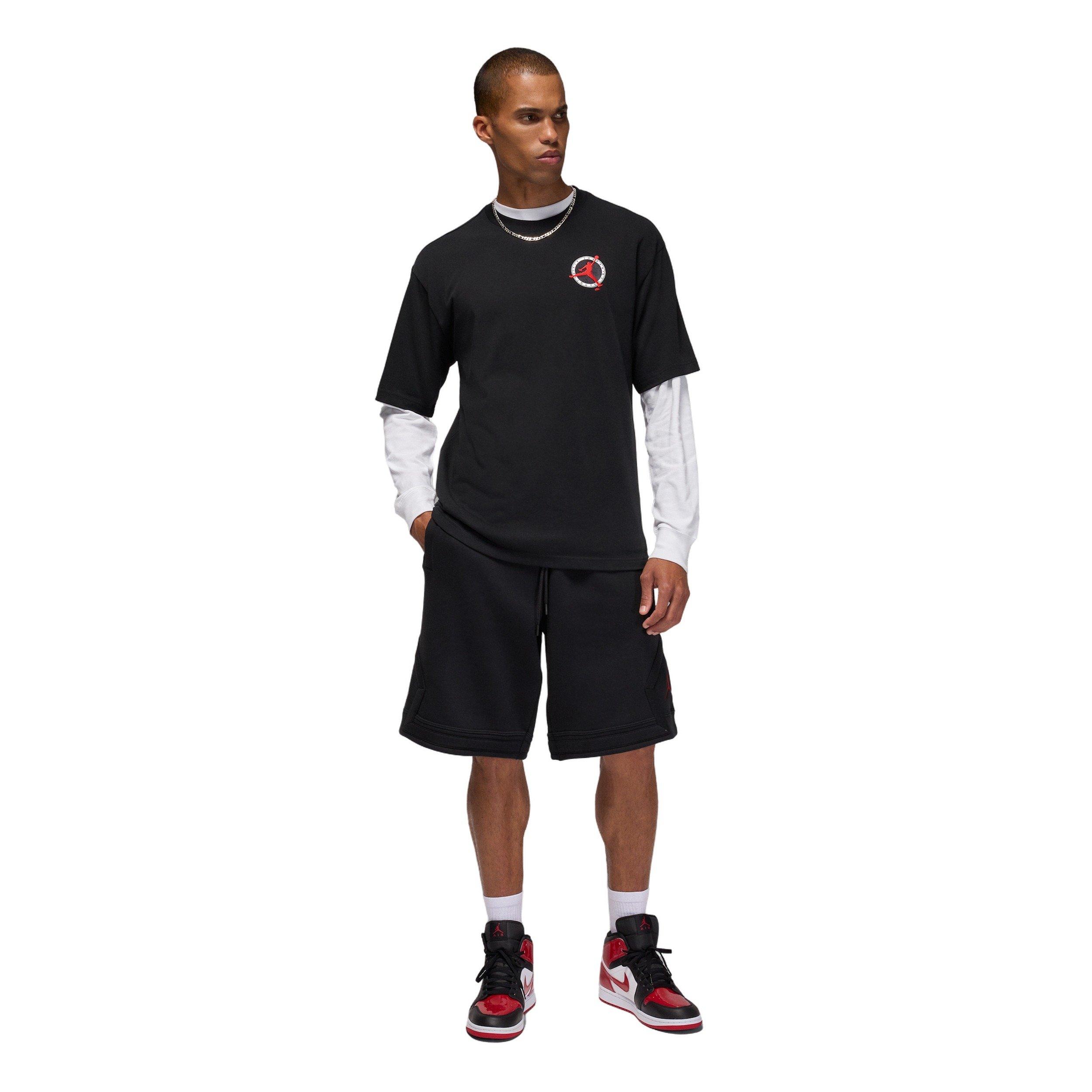 Jordan Men's Flight Club LBR Short-Sleeve Crew T-Shirt - BLACK Thumbnail View 6