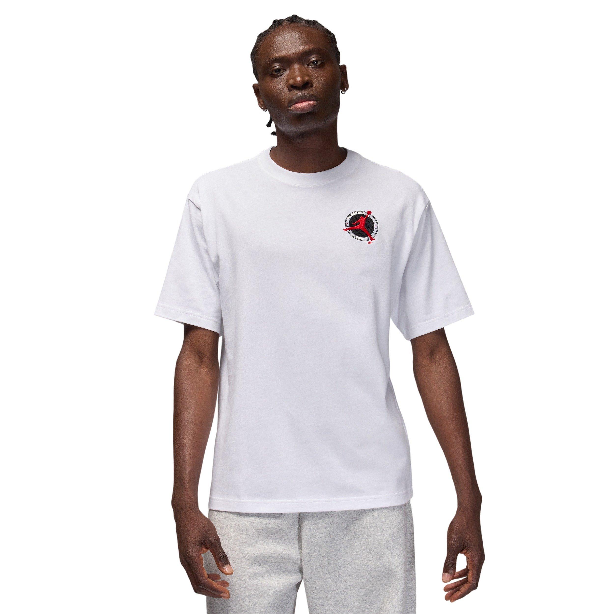 Jordan Men's Flight Club LBR Short-Sleeve Crew T-Shirt - WHITE Thumbnail View 1