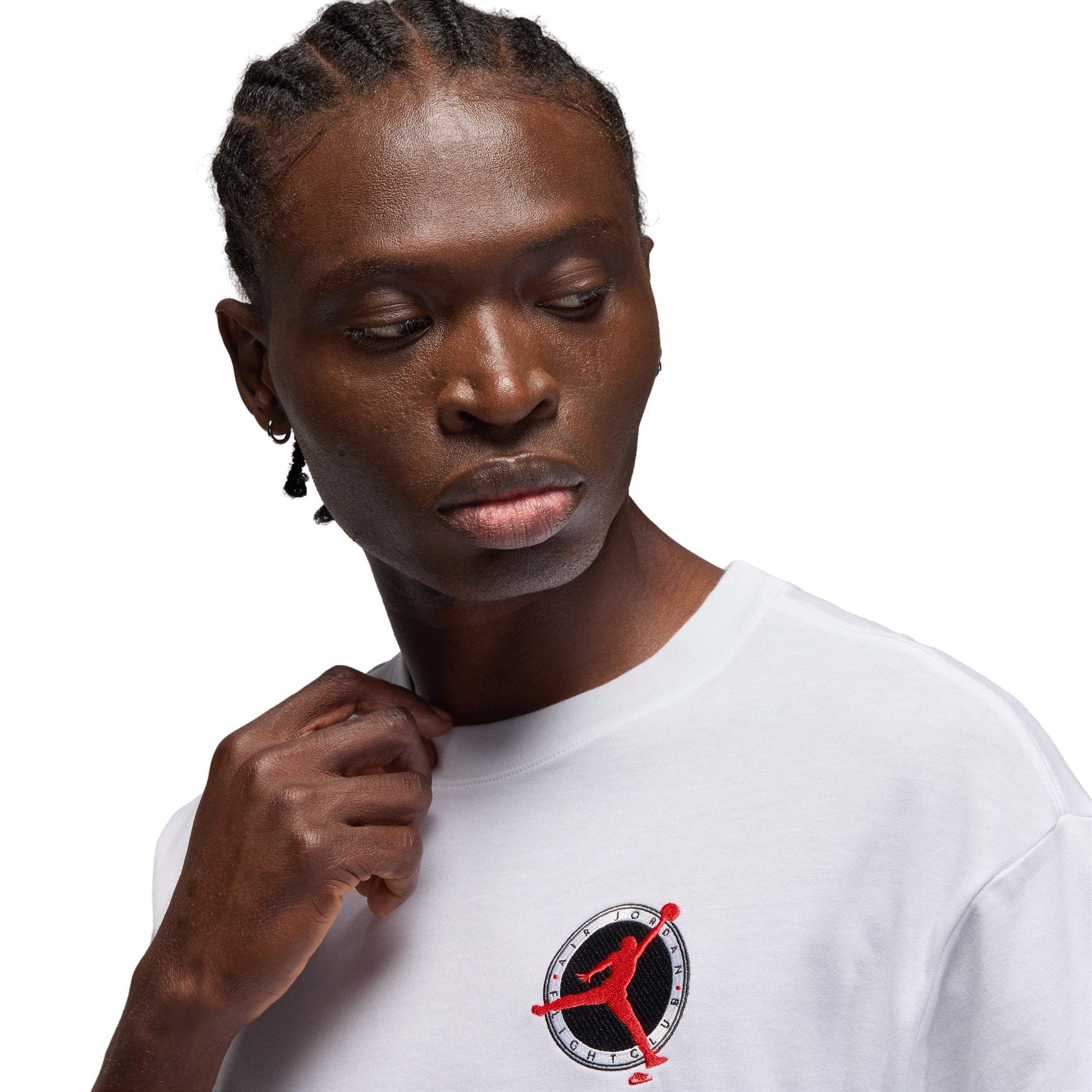 Jordan Men's Flight Club LBR Short-Sleeve Crew T-Shirt - WHITE Thumbnail View 3