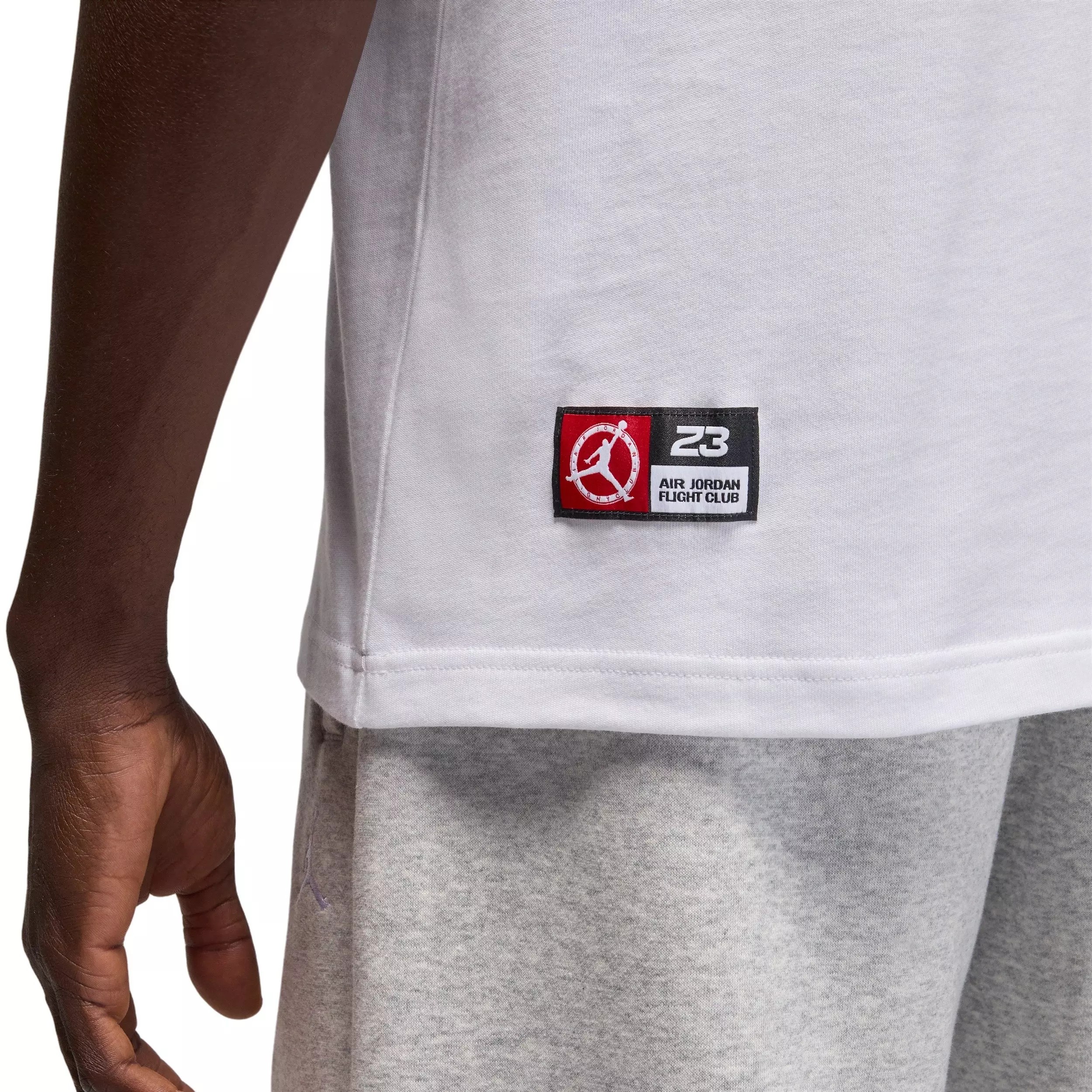 Jordan Men's Flight Club LBR Short-Sleeve Crew T-Shirt - WHITE