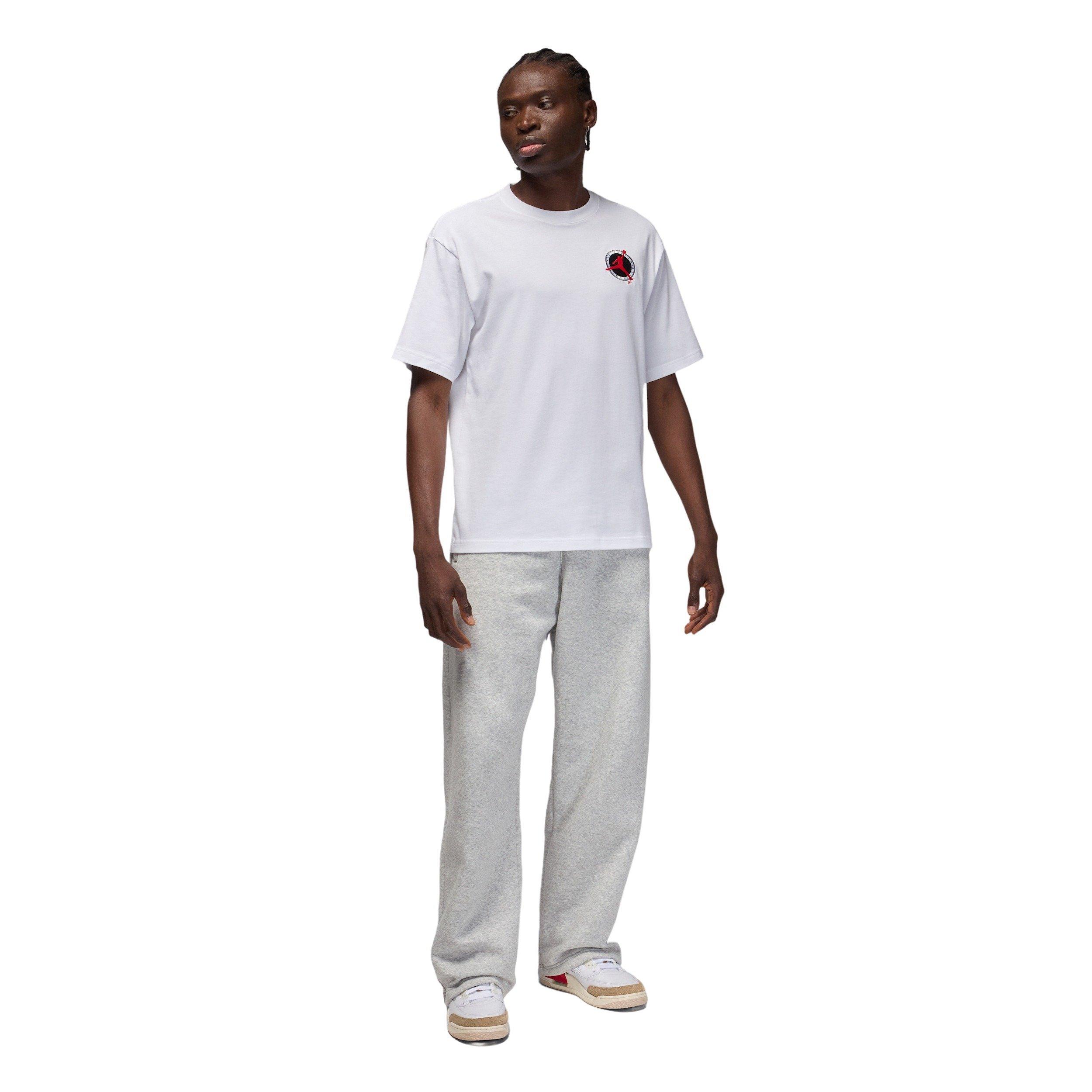 Jordan Men's Flight Club LBR Short-Sleeve Crew T-Shirt - WHITE Thumbnail View 6