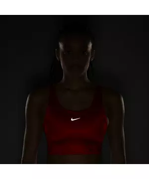 Nike Women's Swoosh City Ready Sports Bra-Orange - Hibbett | City Gear